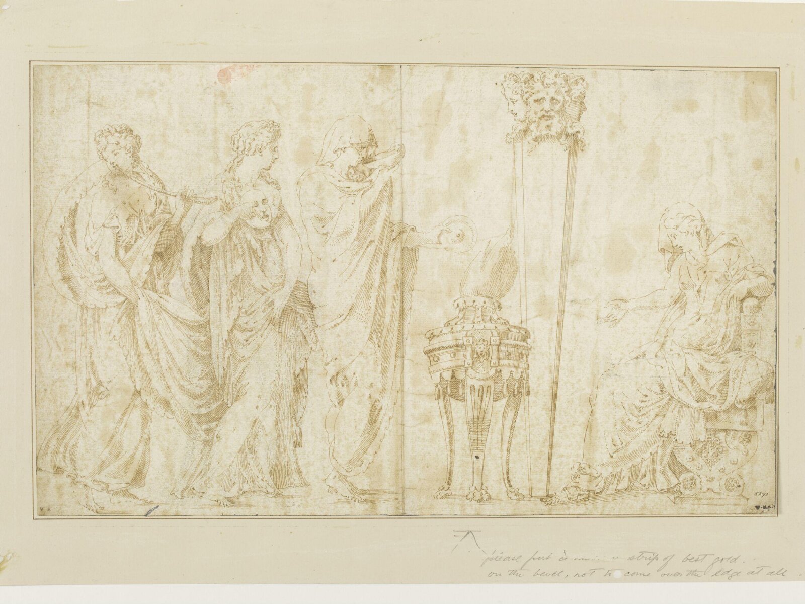 A sacrifice, mid 16th century