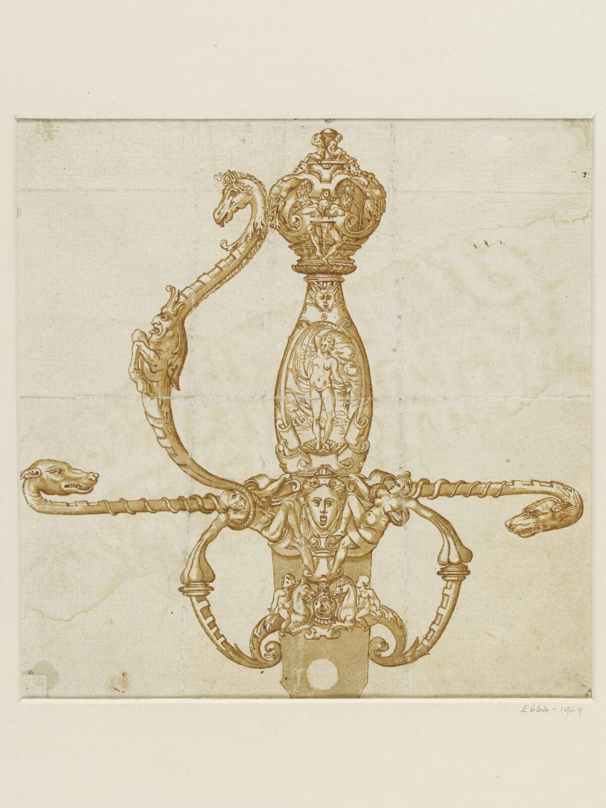 Drawing, Woeiriot, 1550-1560