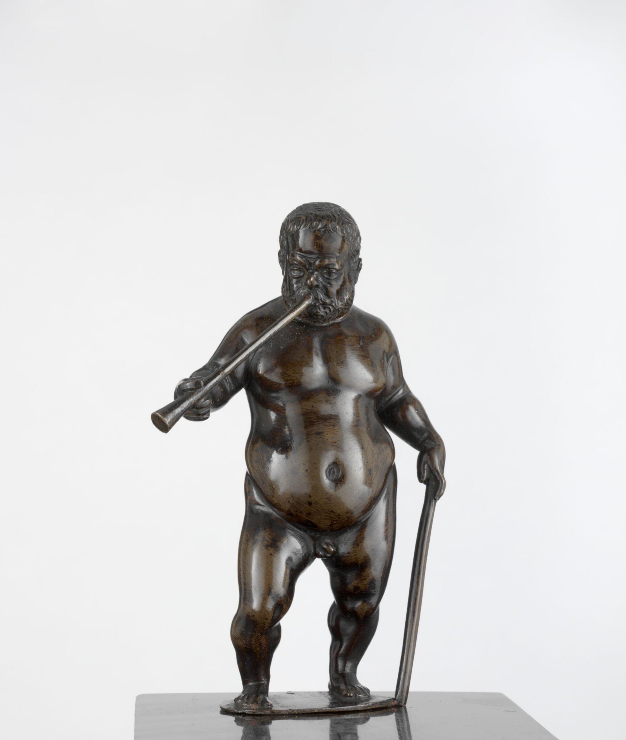 Morgante Blowing a Cornetto, after Giambologna, 1580-1590