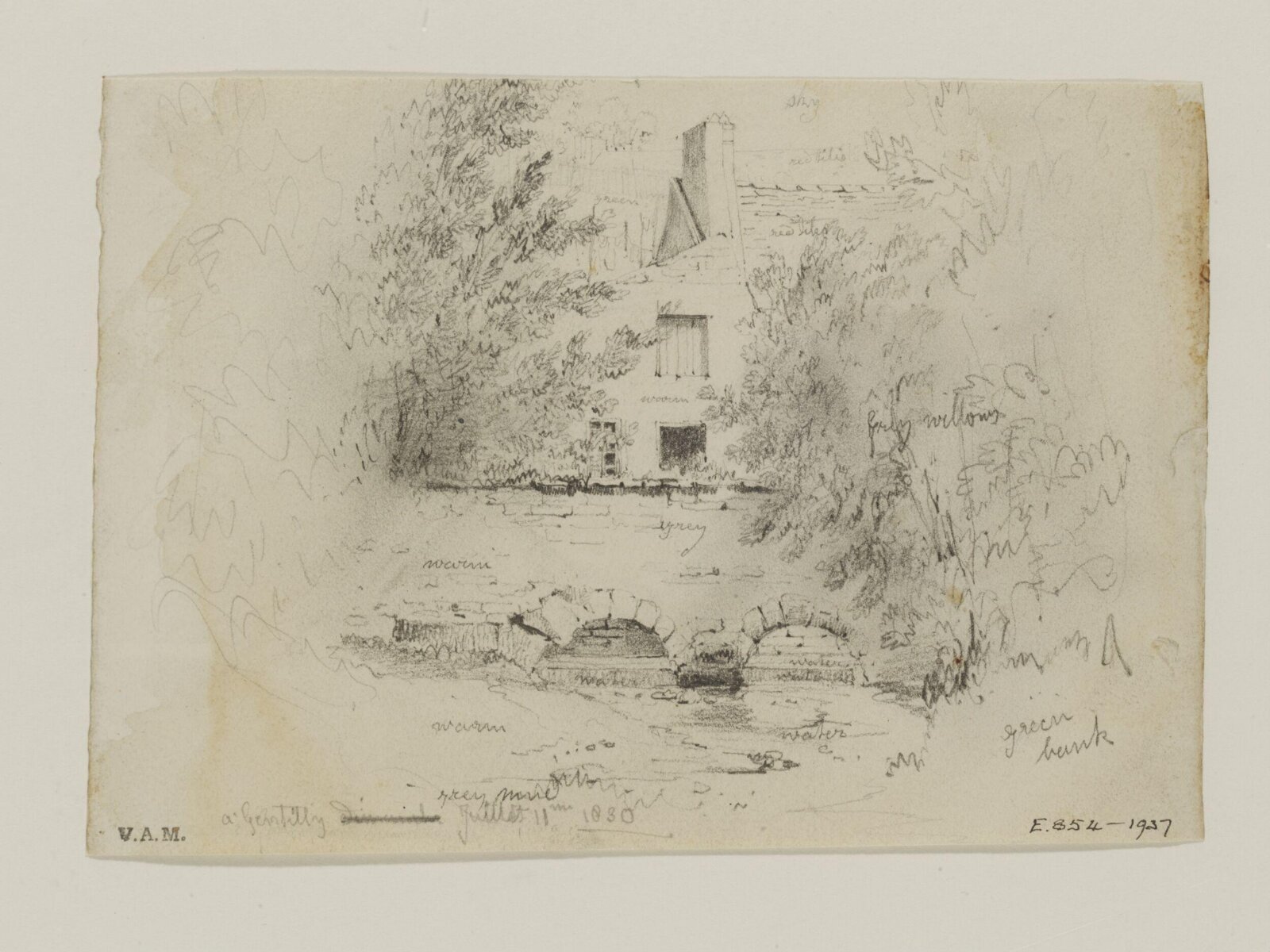 Drawing, William Callow, 1829-1850