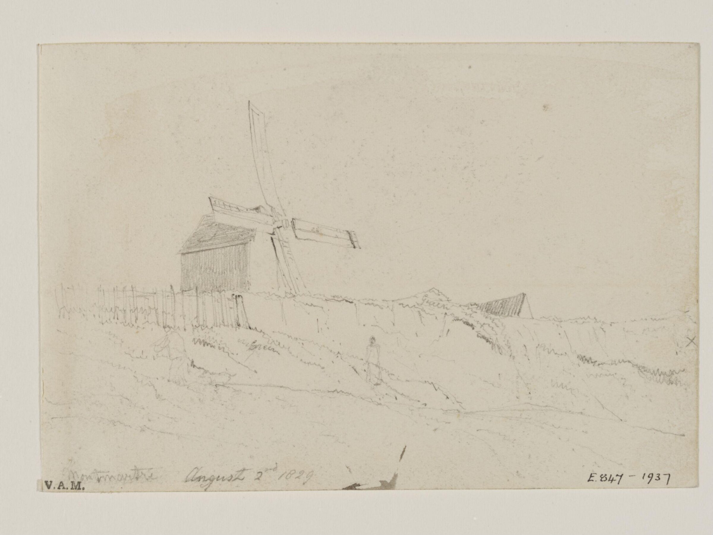 Drawing, William Callow, 1829-1850