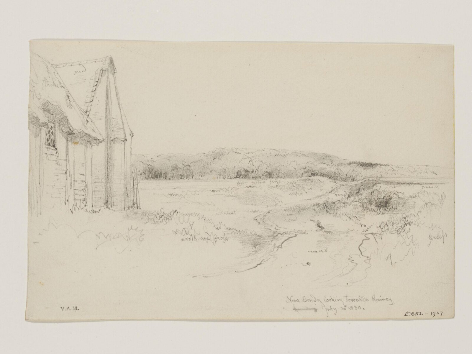 Drawing, William Callow, 1829-1850