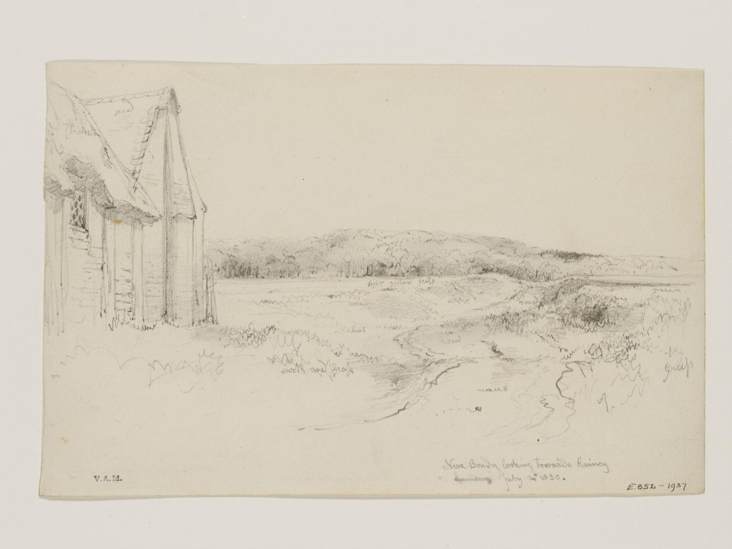 Drawing, William Callow, 1829-1850