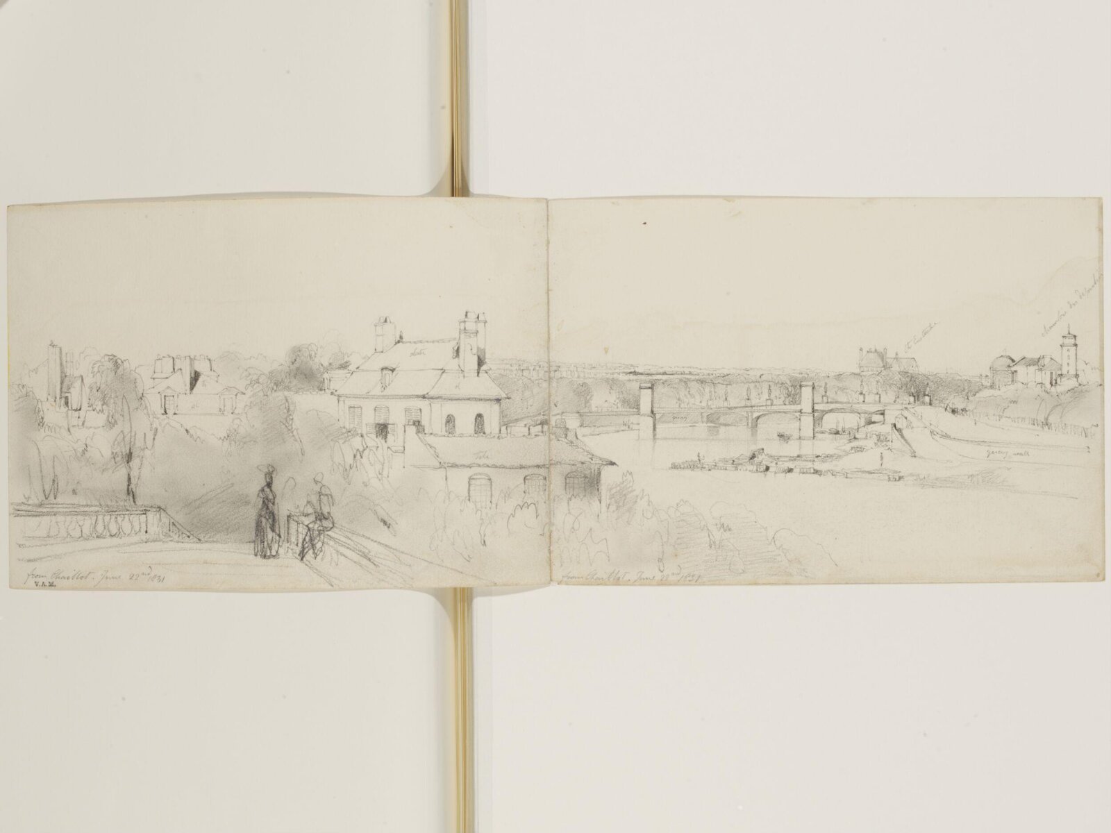 Drawing, William Callow, 1829-1850