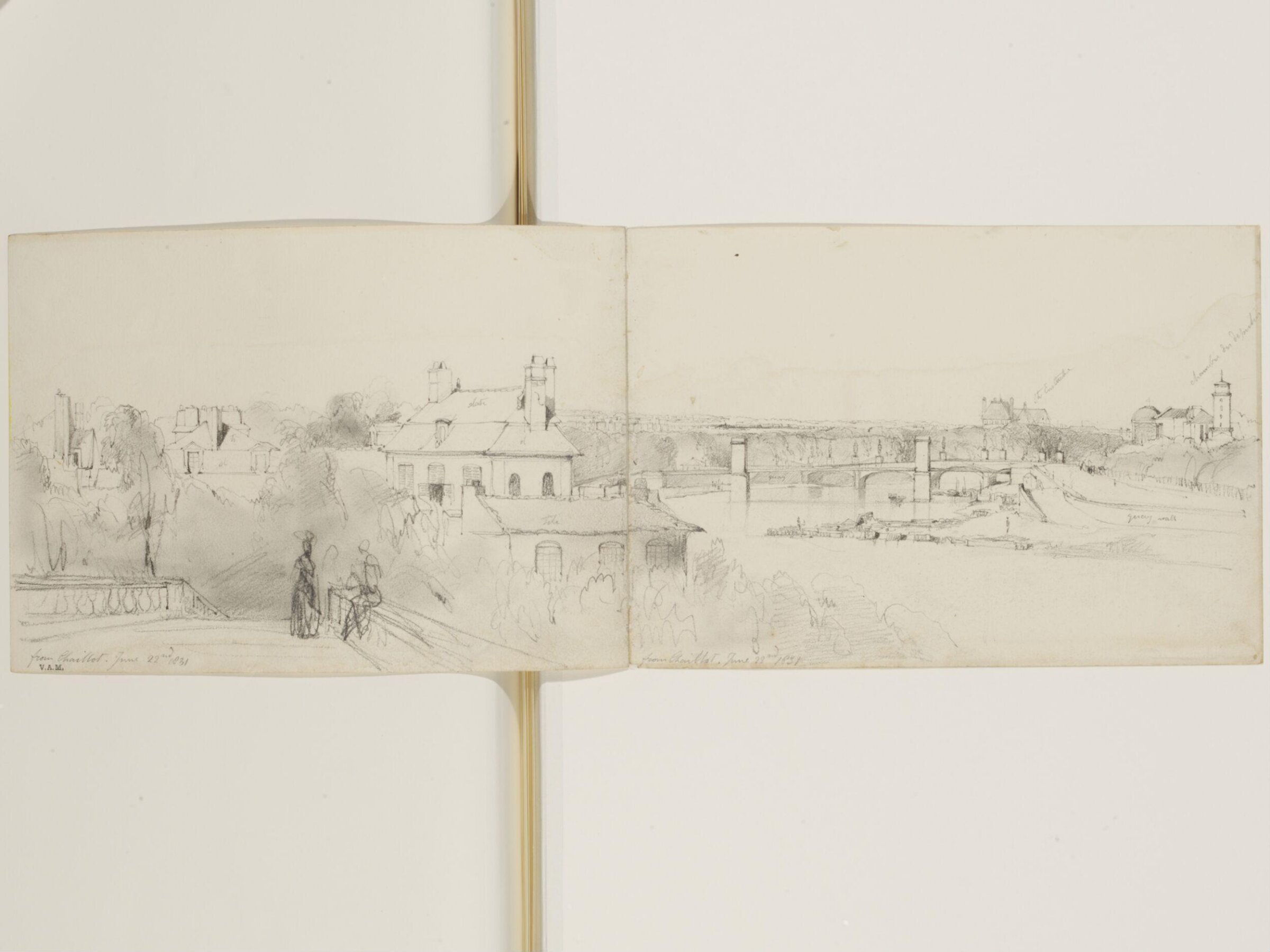 Drawing, William Callow, 1829-1850