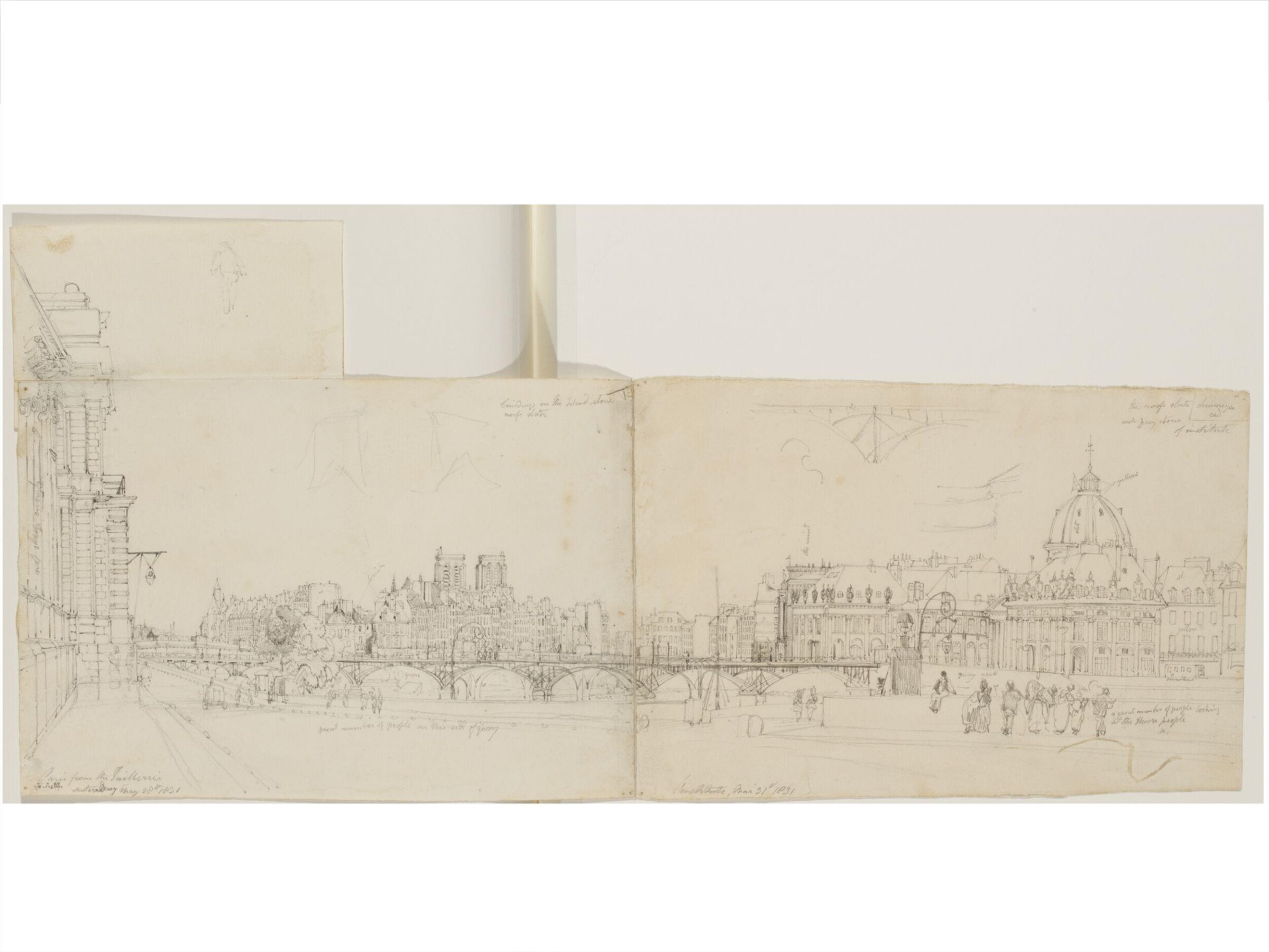 Paris from the Tuileries, William Callow, 1829-1850