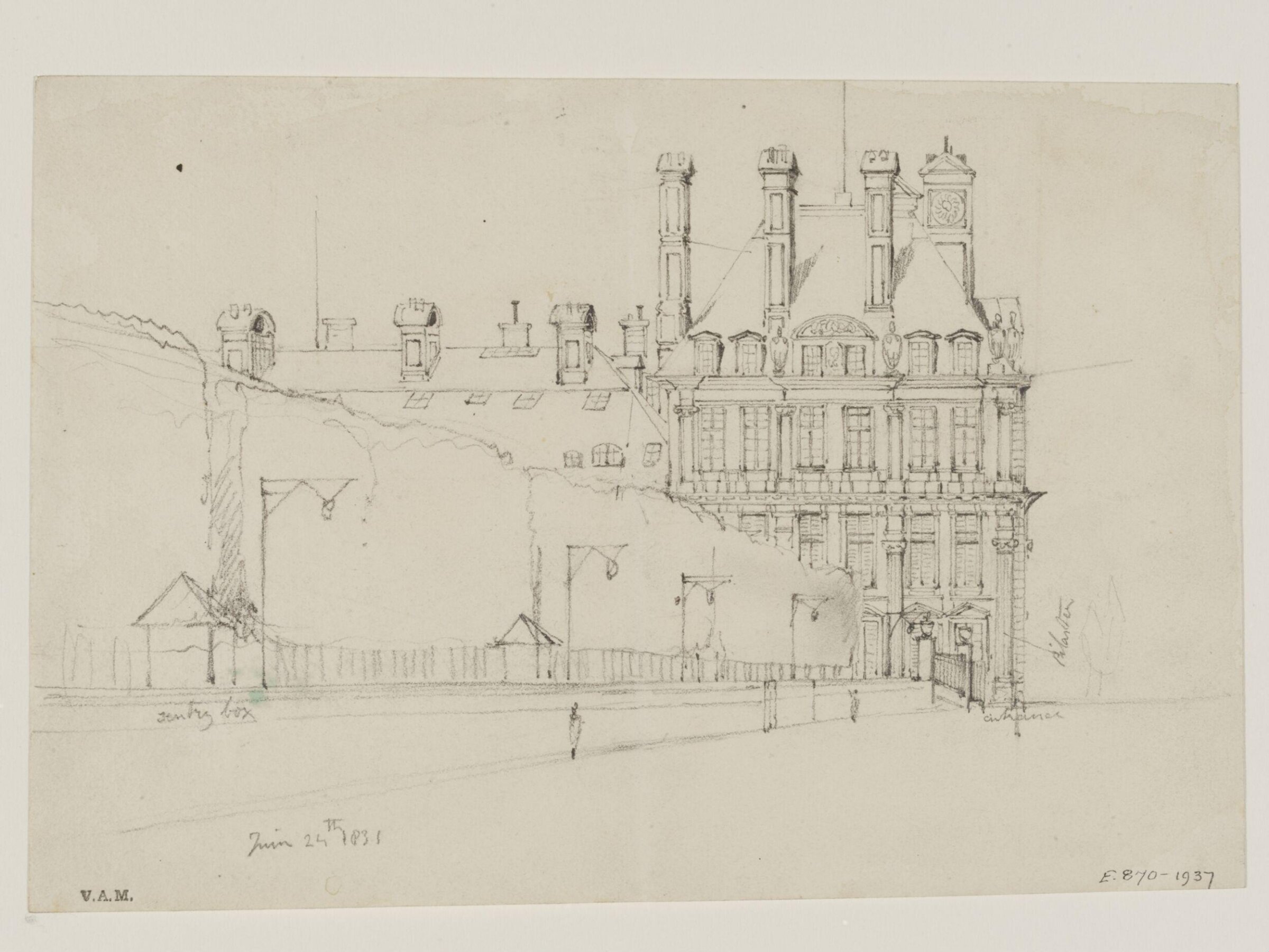Drawing, William Callow, 1829-1850