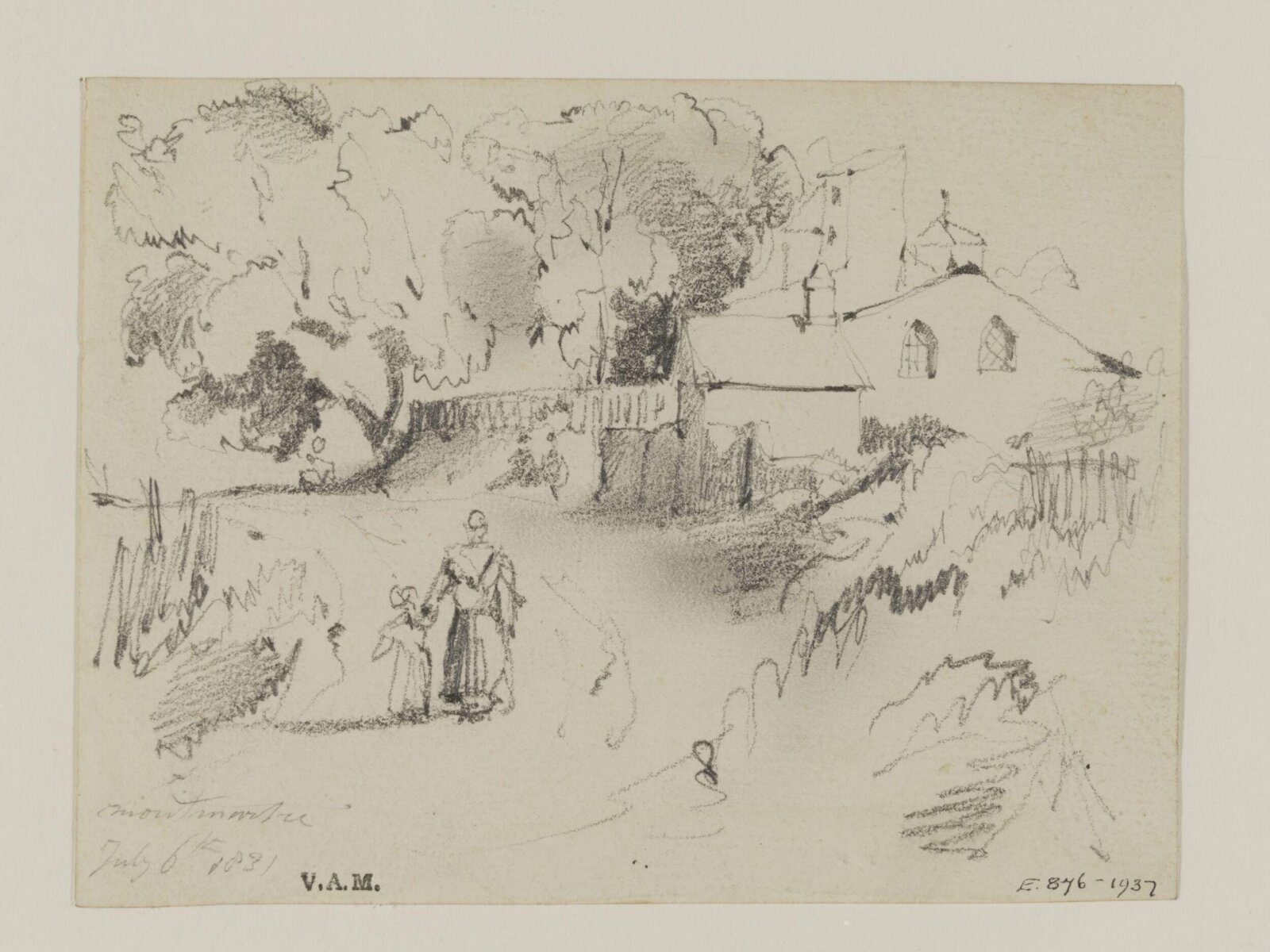 View in Montmartre, William Callow, 1829-1850