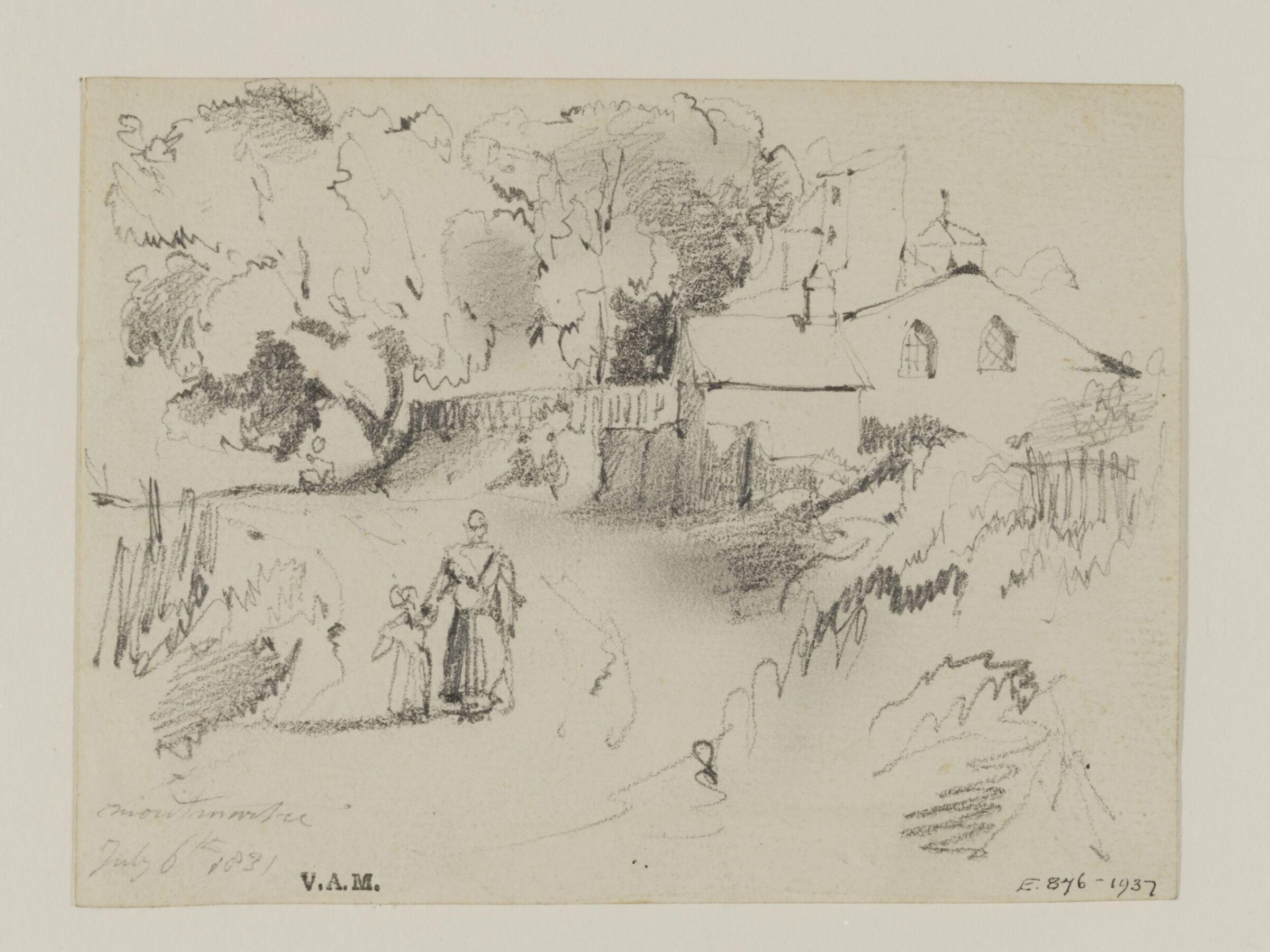 View in Montmartre, William Callow, 1829-1850