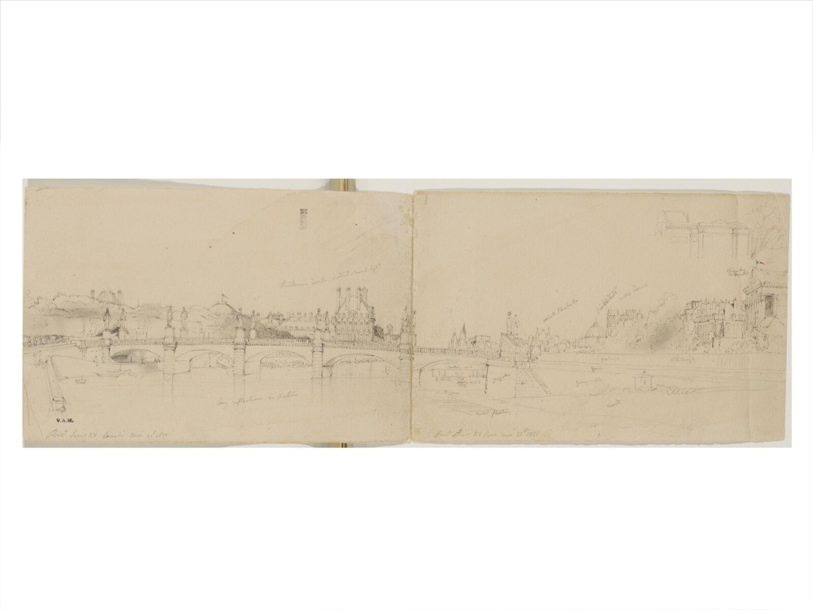 Drawing, William Callow, 1829-1850