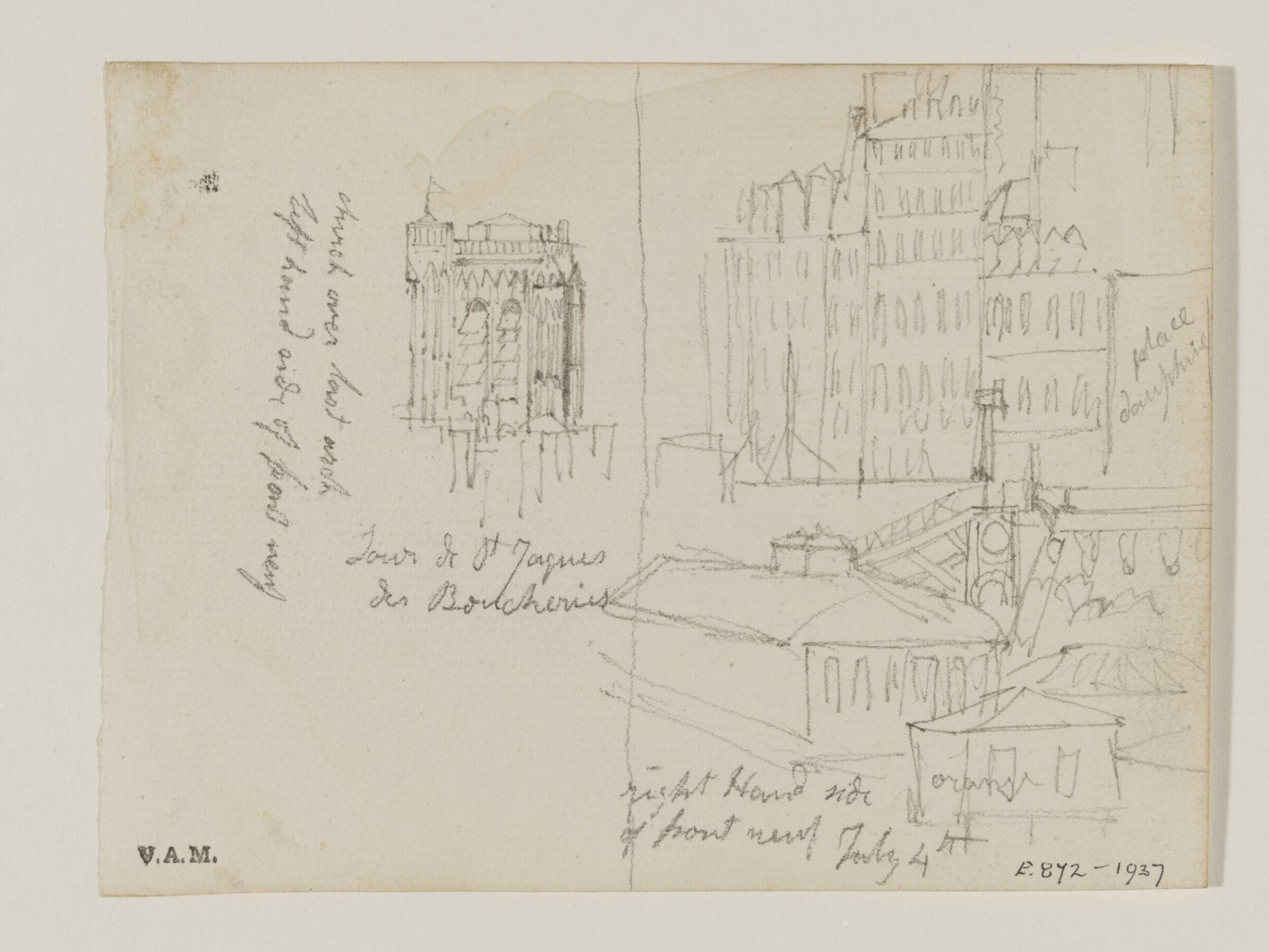 Drawing, William Callow, 1829-1850
