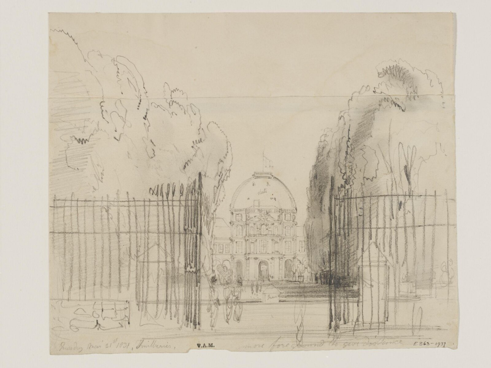 Drawing, William Callow, 1829-1850
