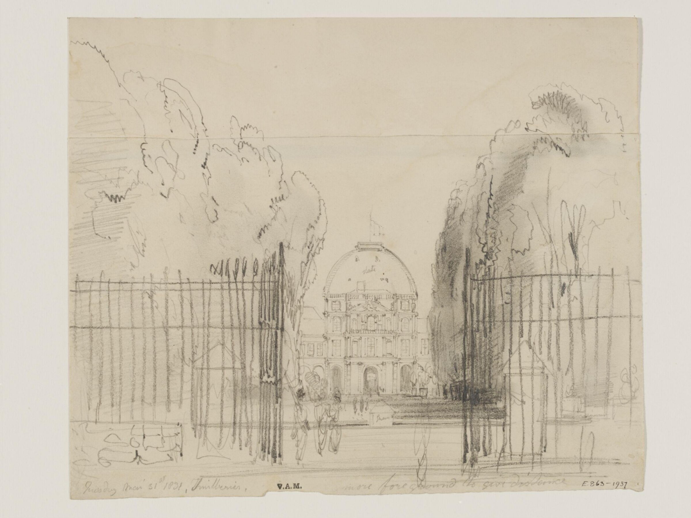 Drawing, William Callow, 1829-1850