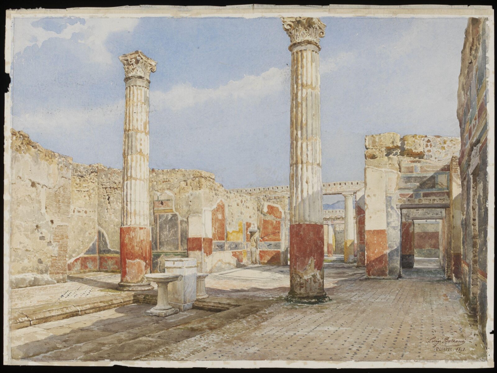 painting, Luigi Bazzani, 1895