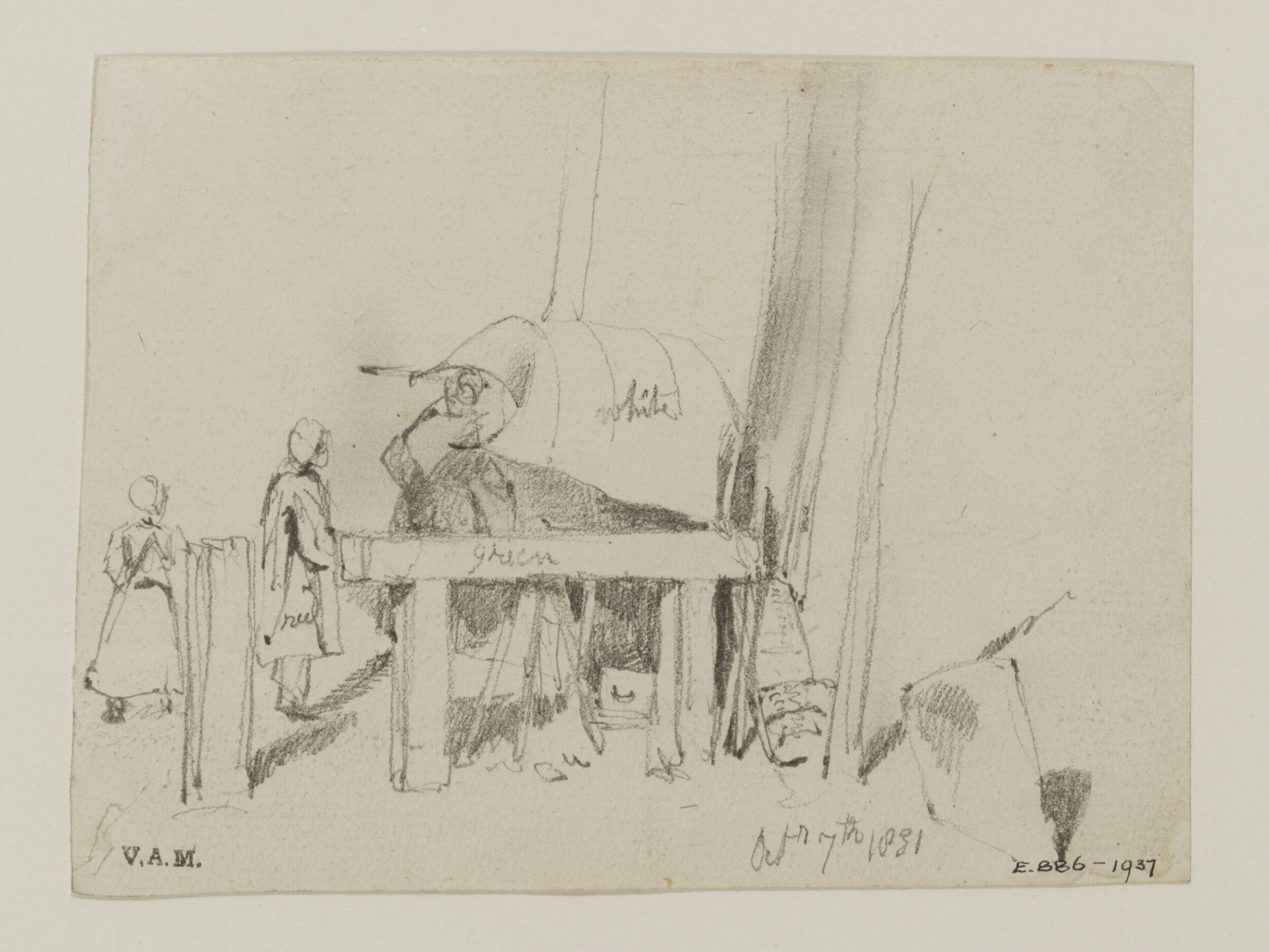 Drawing, William Callow, 1829-1850