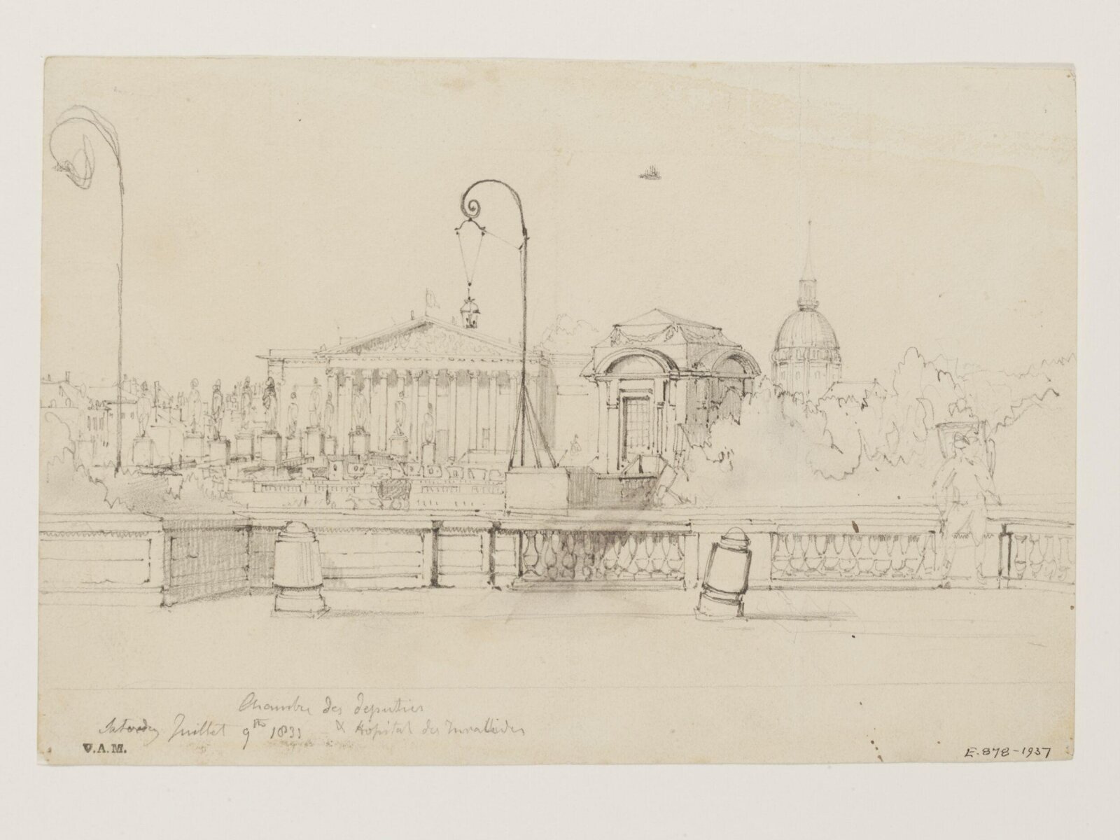 Drawing, William Callow, 1829-1850