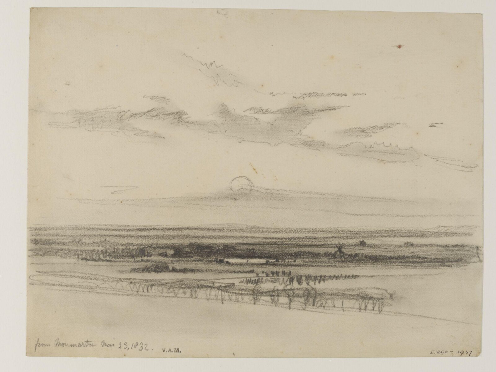 Drawing, William Callow, 1829-1850