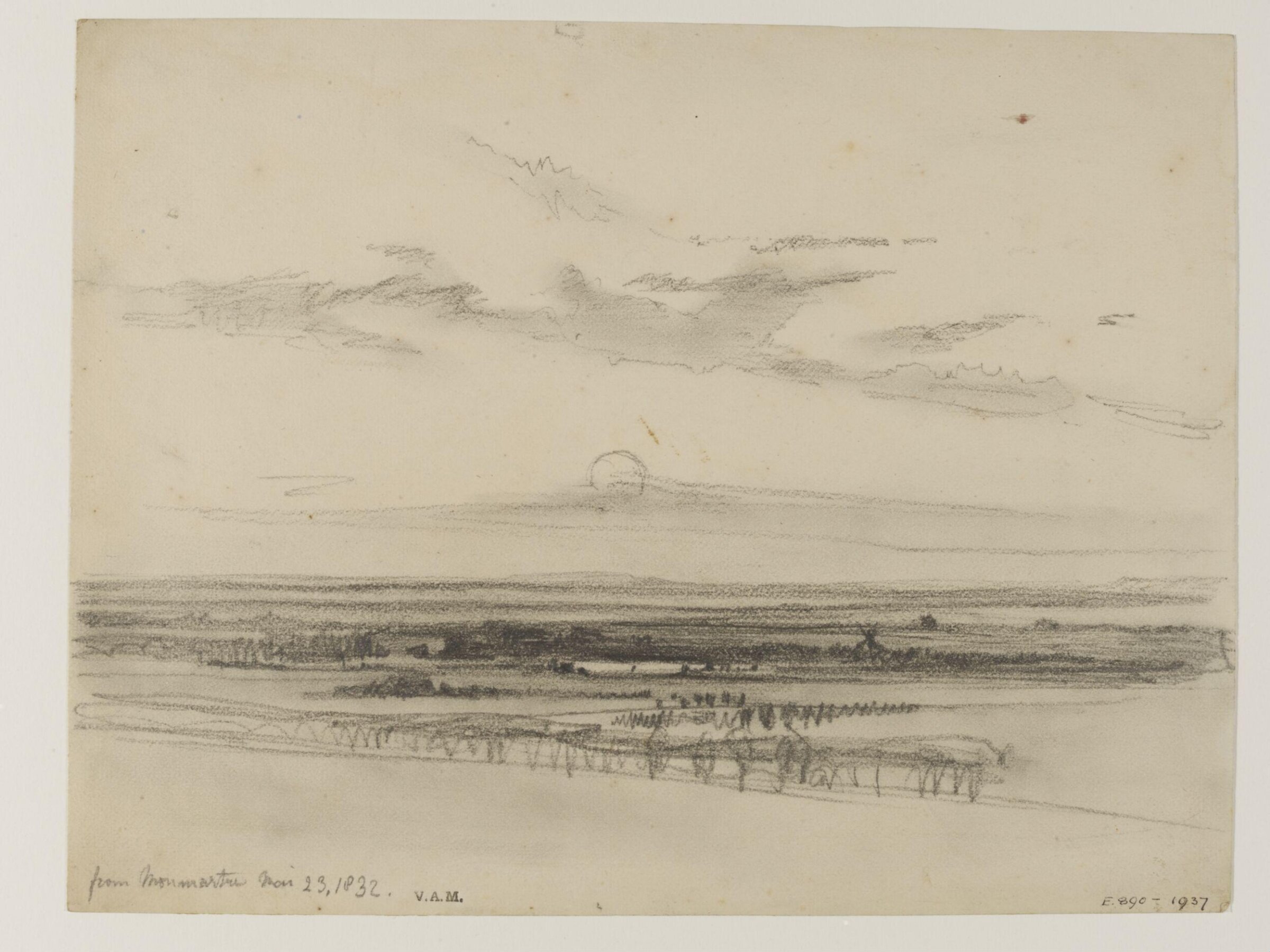 Drawing, William Callow, 1829-1850