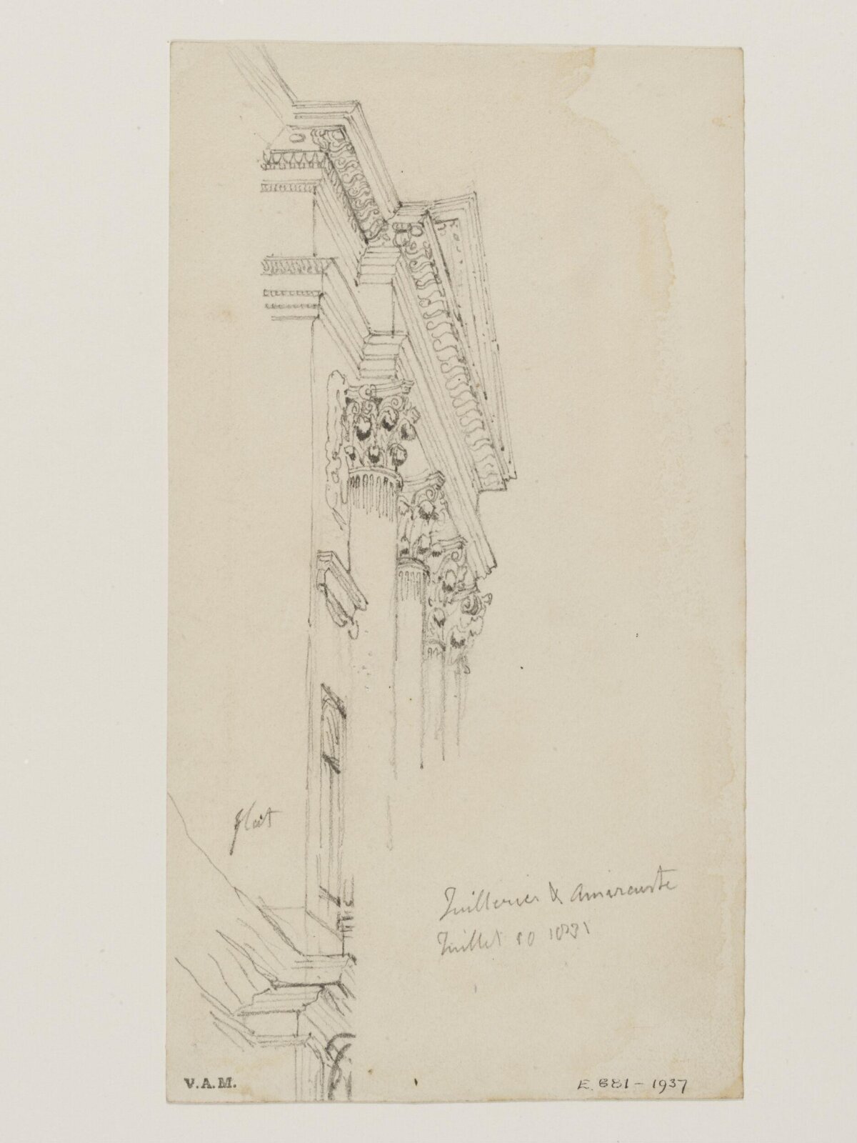 Drawing, William Callow, 1829-1850