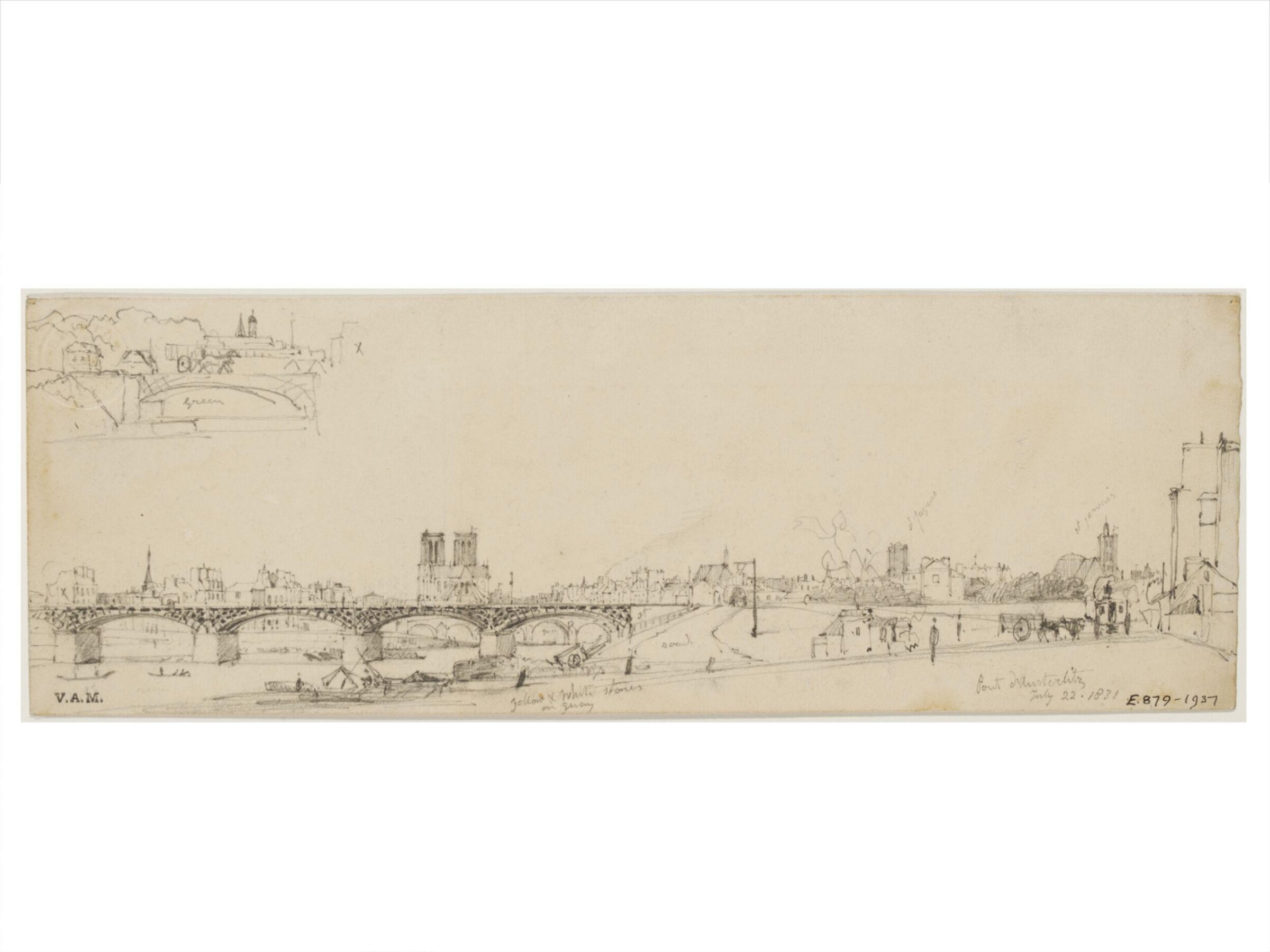Drawing, William Callow, 1829-1850