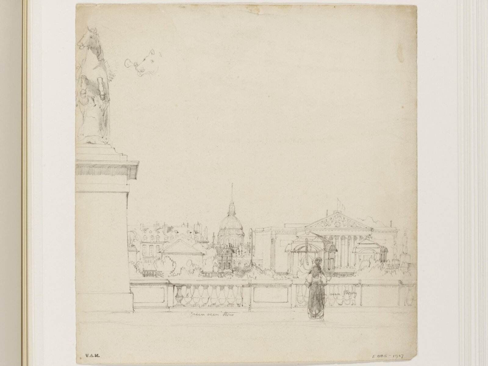 Drawing, William Callow, 1829-1850