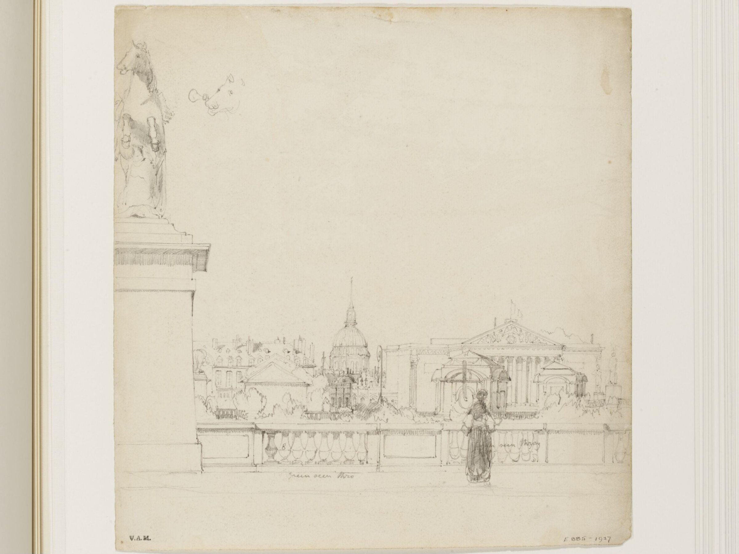 Drawing, William Callow, 1829-1850