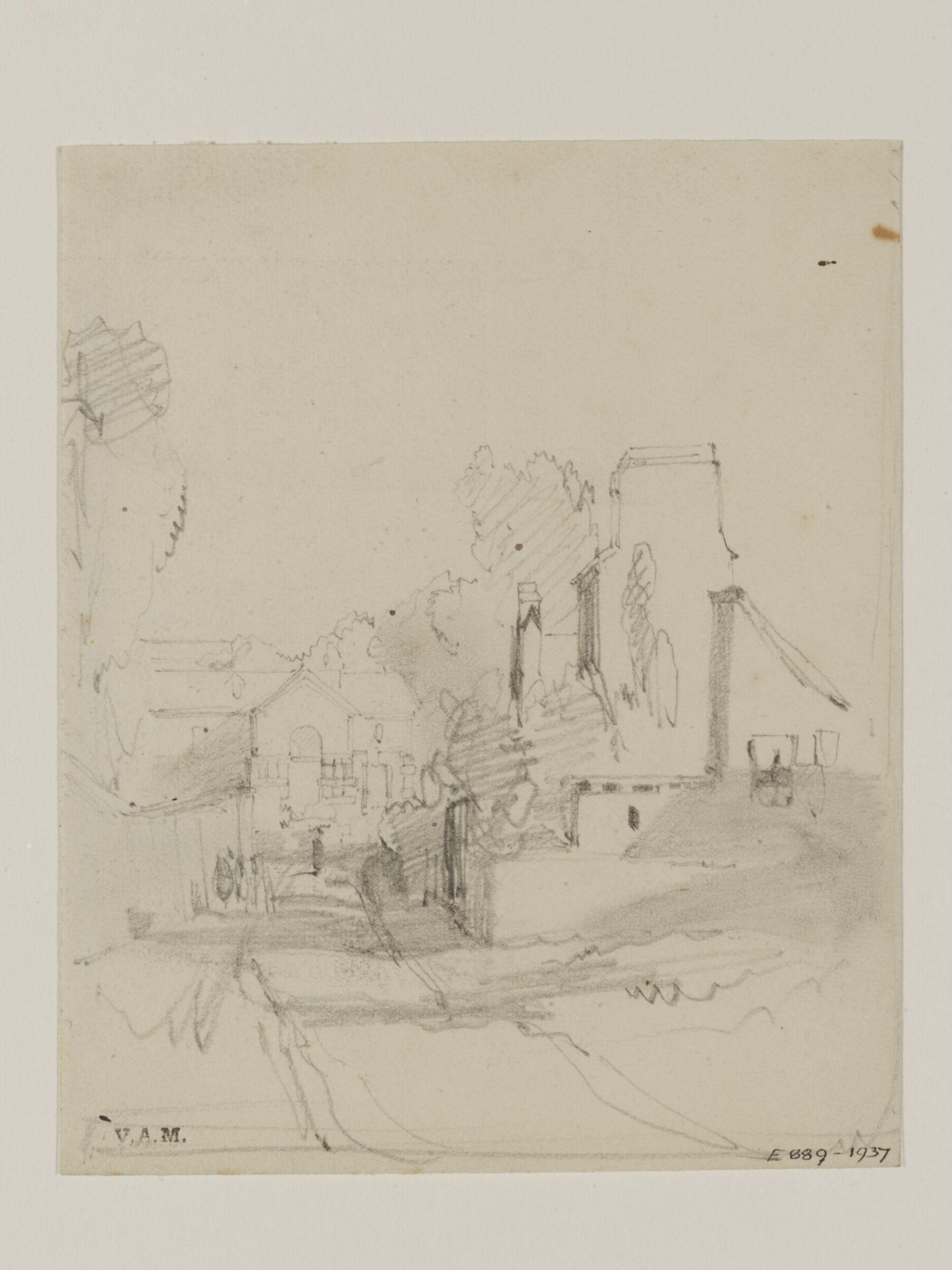 Drawing, William Callow, 1829-1850