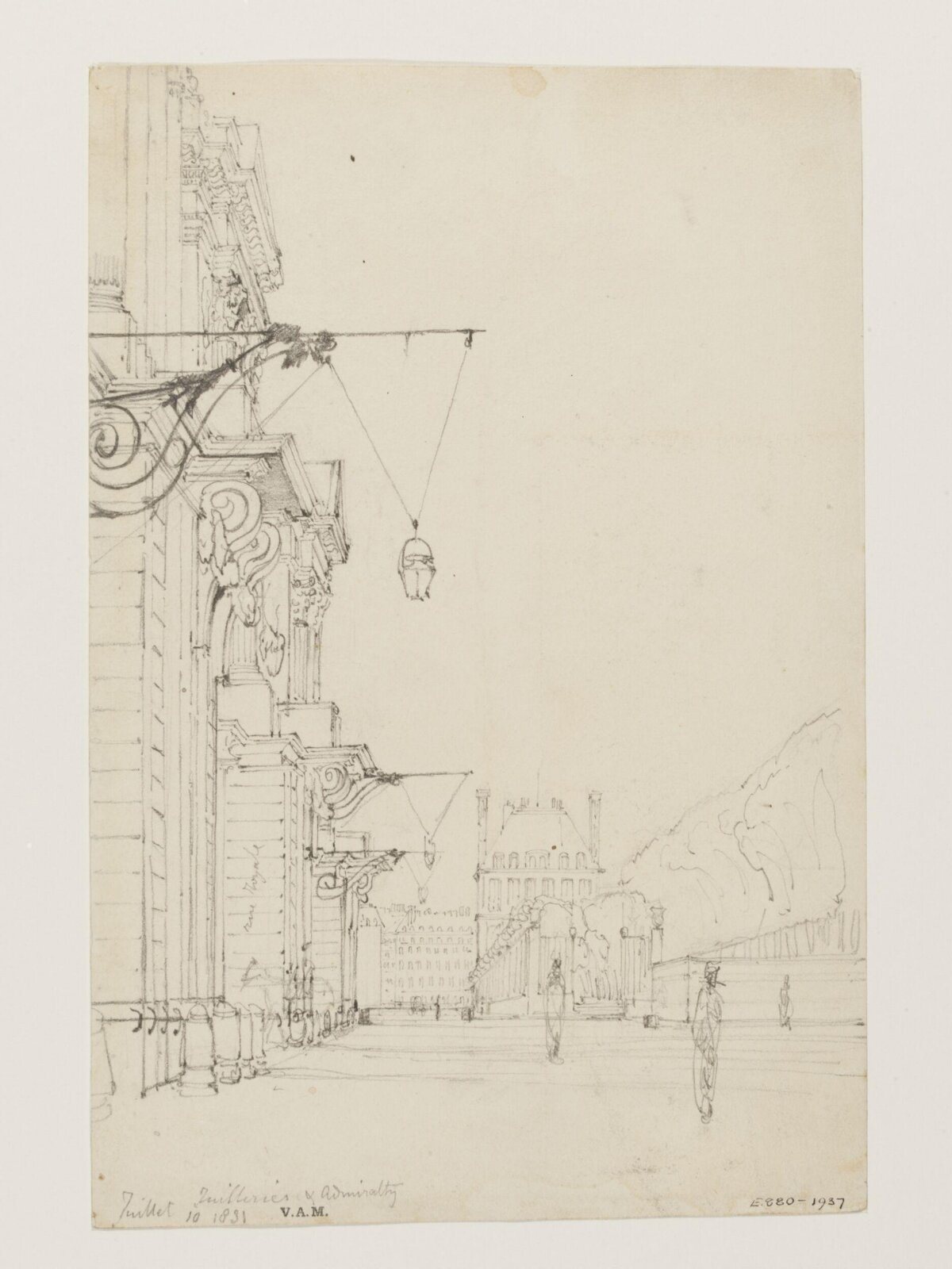 Drawing, William Callow, 1829-1850