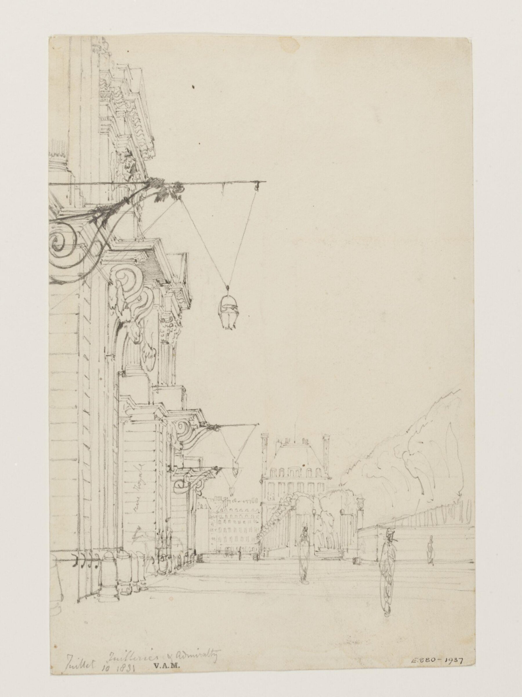 Drawing, William Callow, 1829-1850