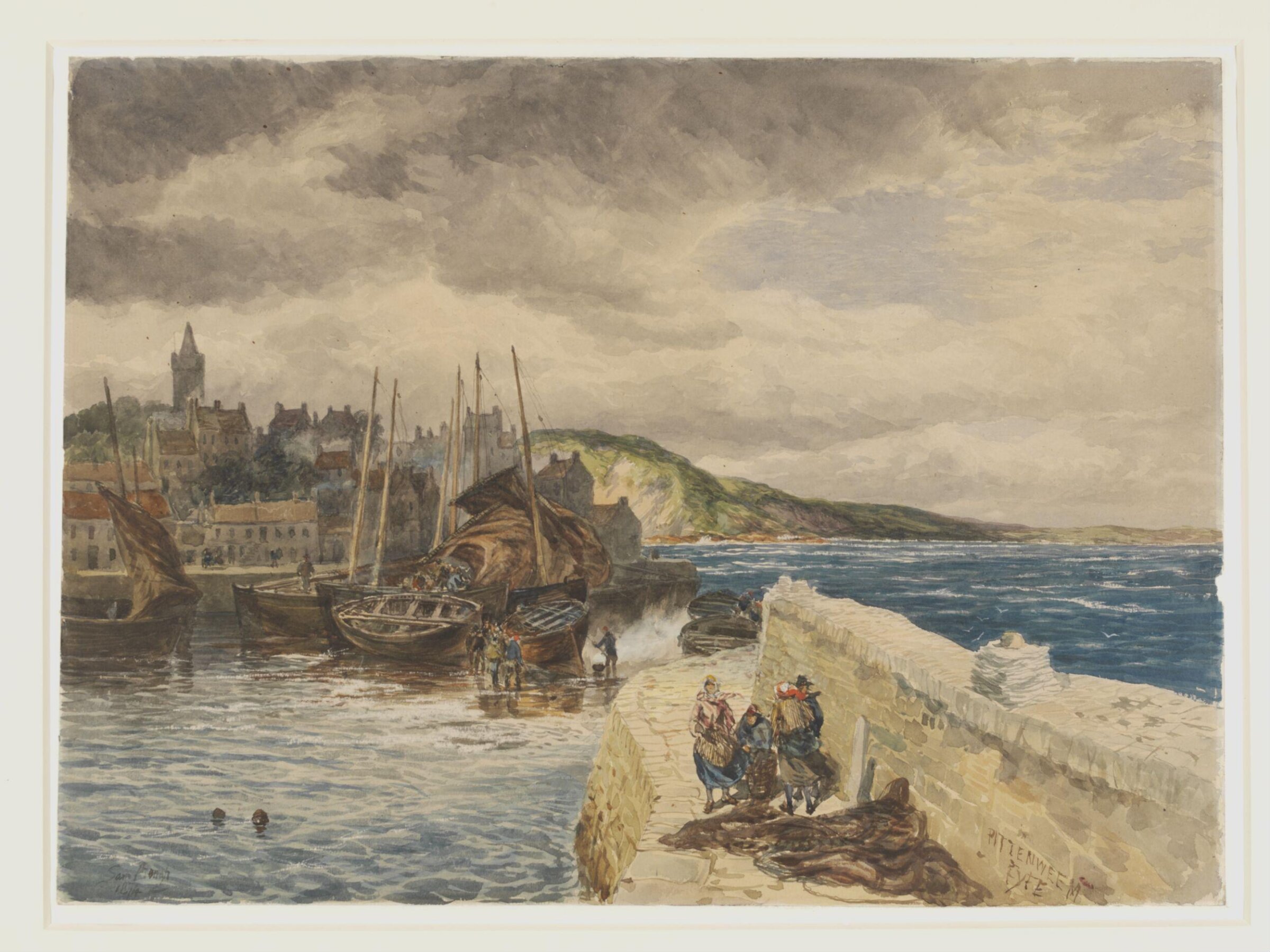 Pittenweem, Fife, Samuel Bough, 19th century