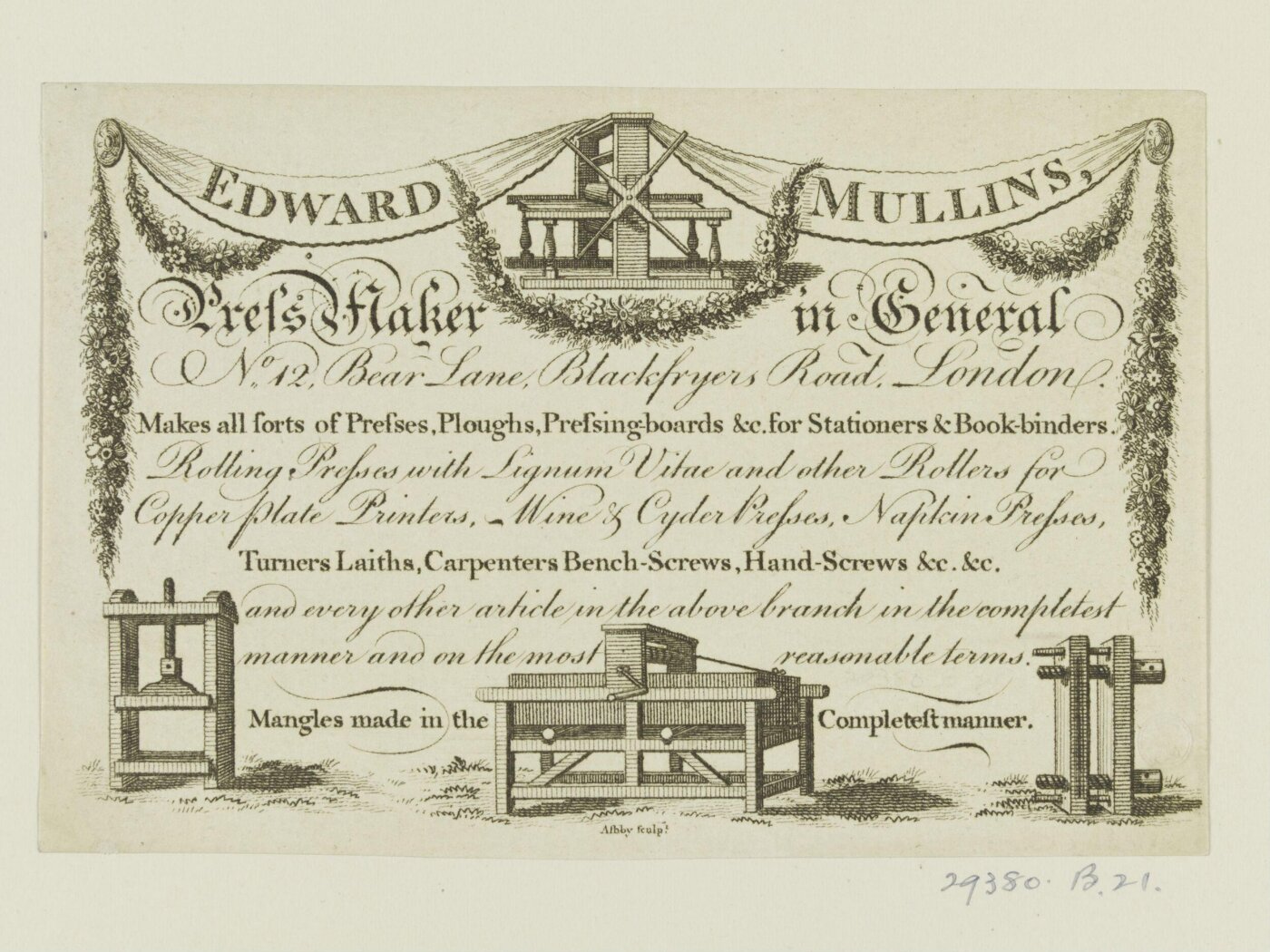 Unknown, Trade cards, tailpieces and titles etc