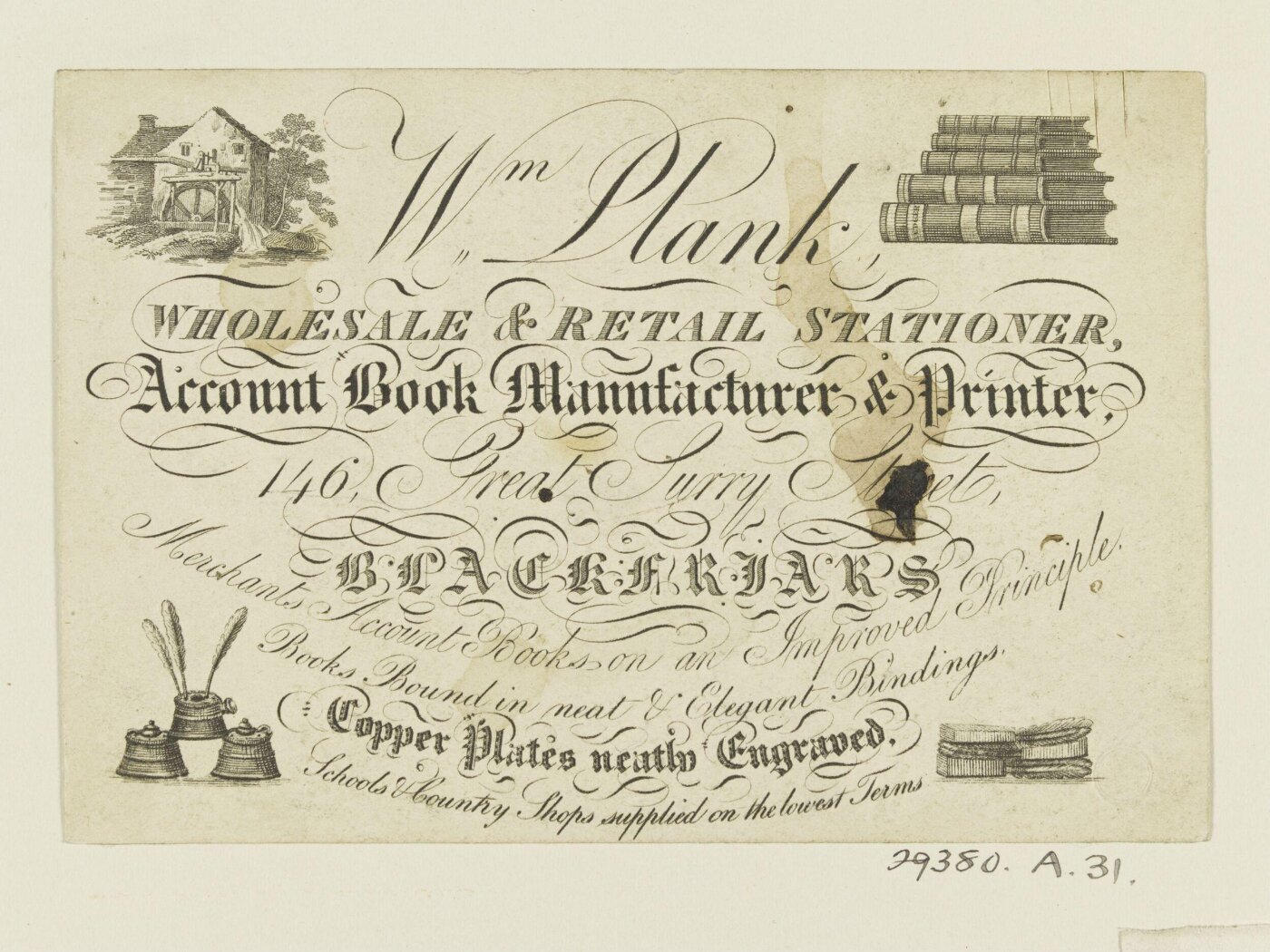 Unknown, Trade cards, tailpieces and titles etc