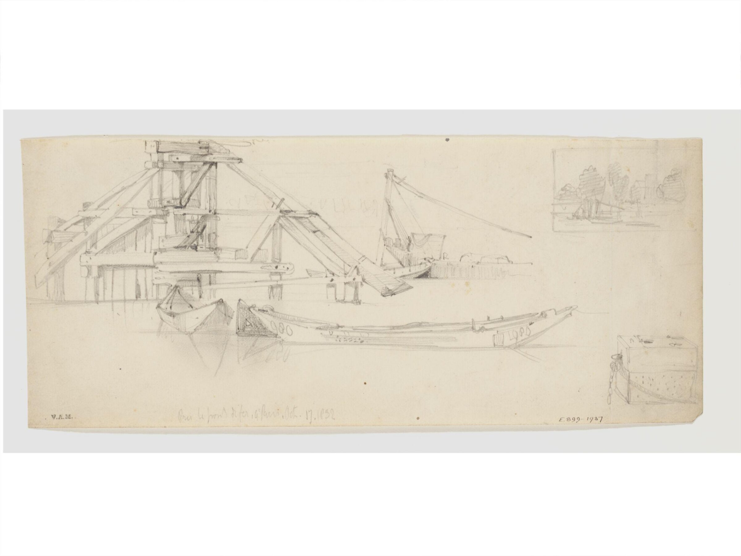 Drawing, William Callow, 1829-1850
