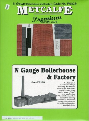 N Gauge Boilerhouse & Factory