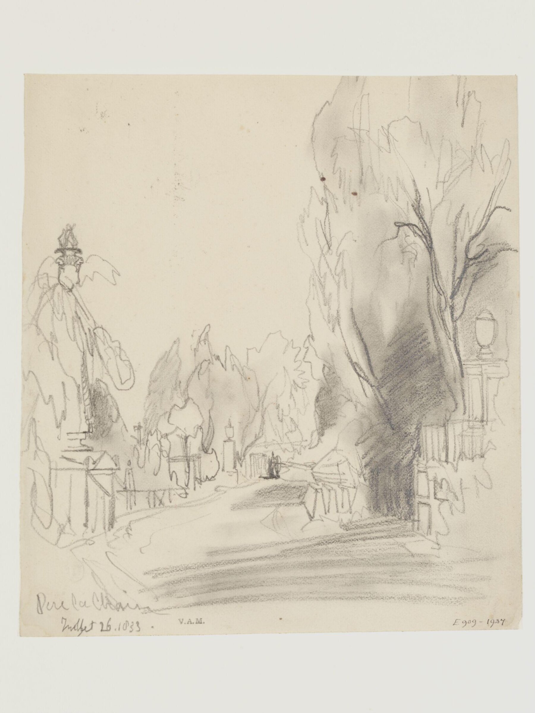 Père Lachaise, William Callow, 1833