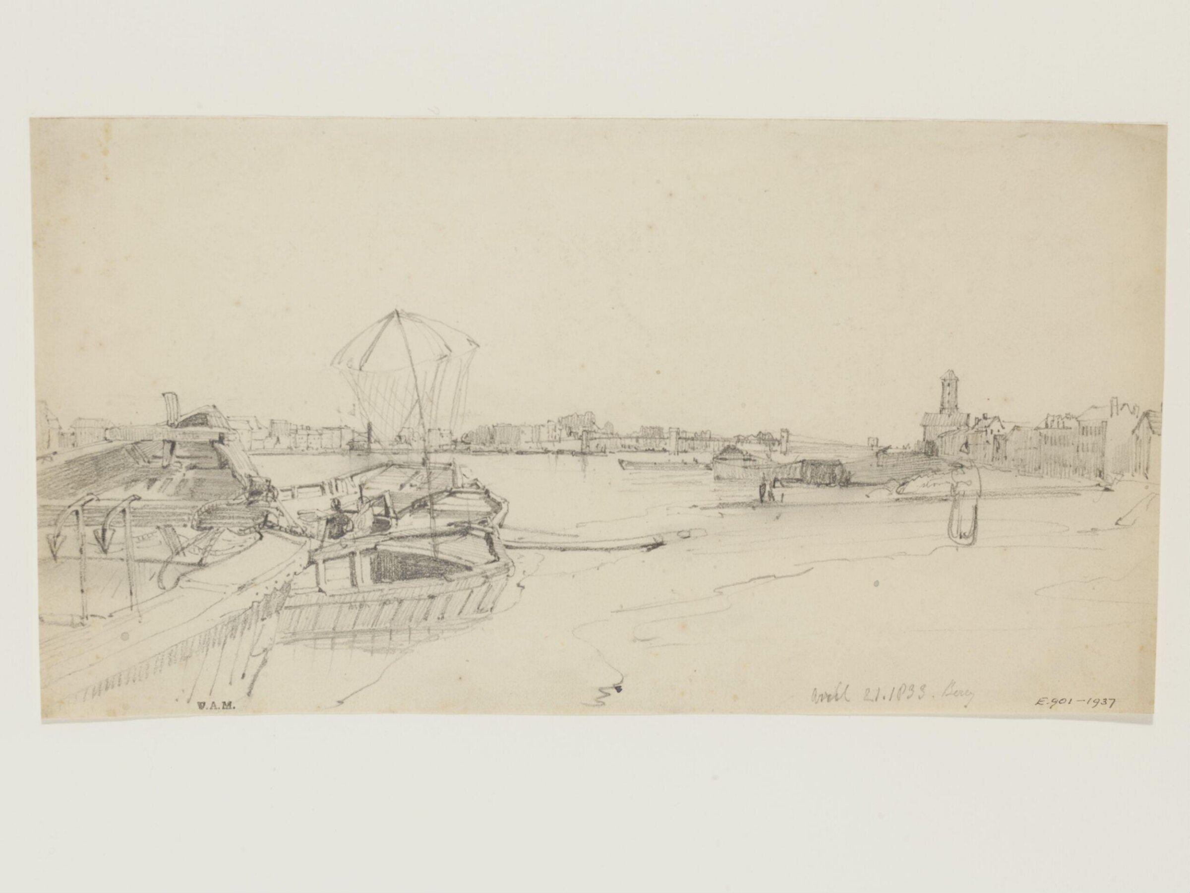 View in Bercy, William Callow, 1832-3