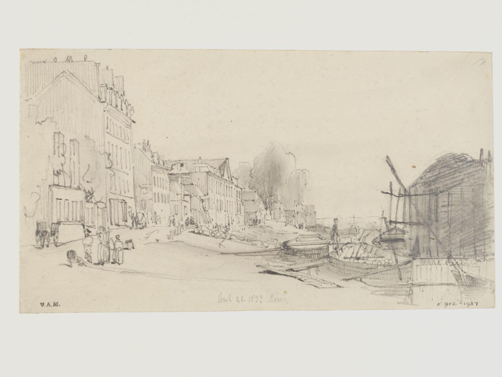 View in Bercy, William Callow, 1832-3