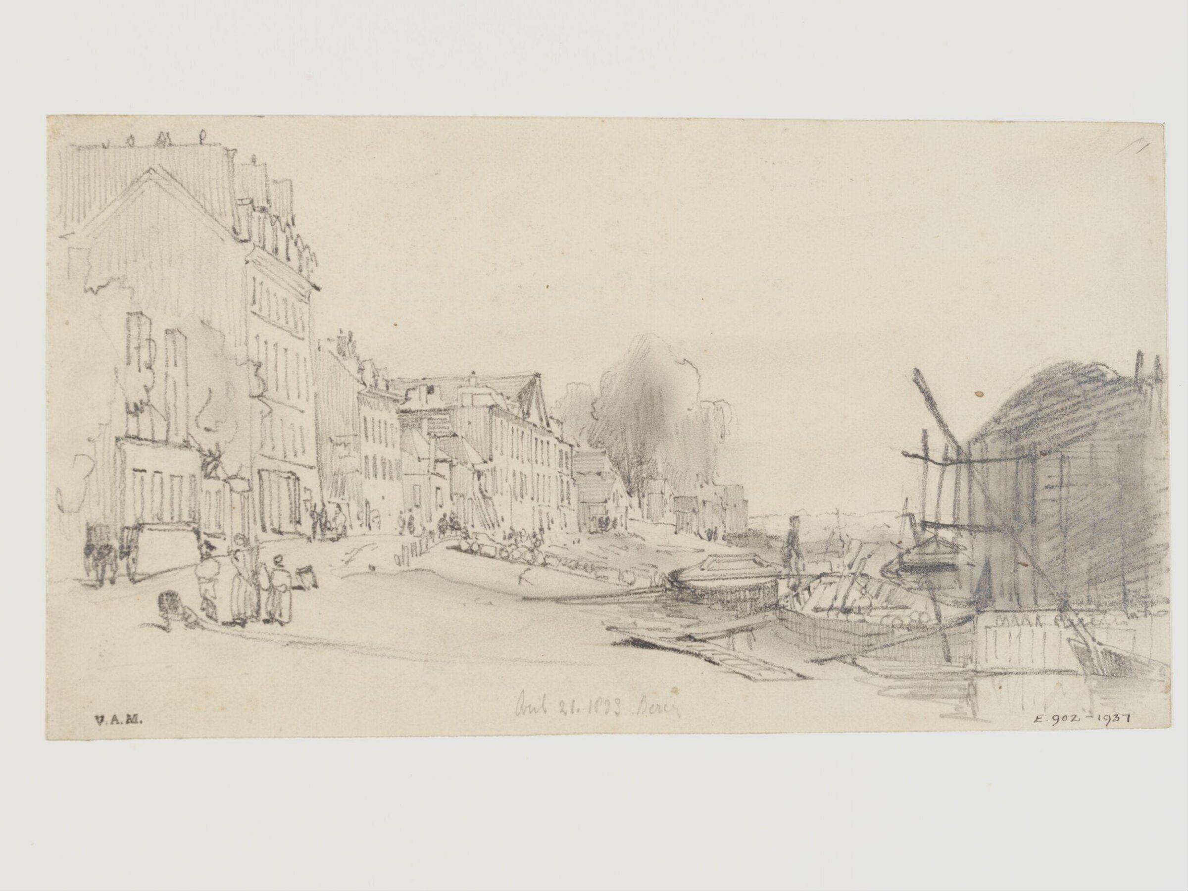 View in Bercy, William Callow, 1832-3