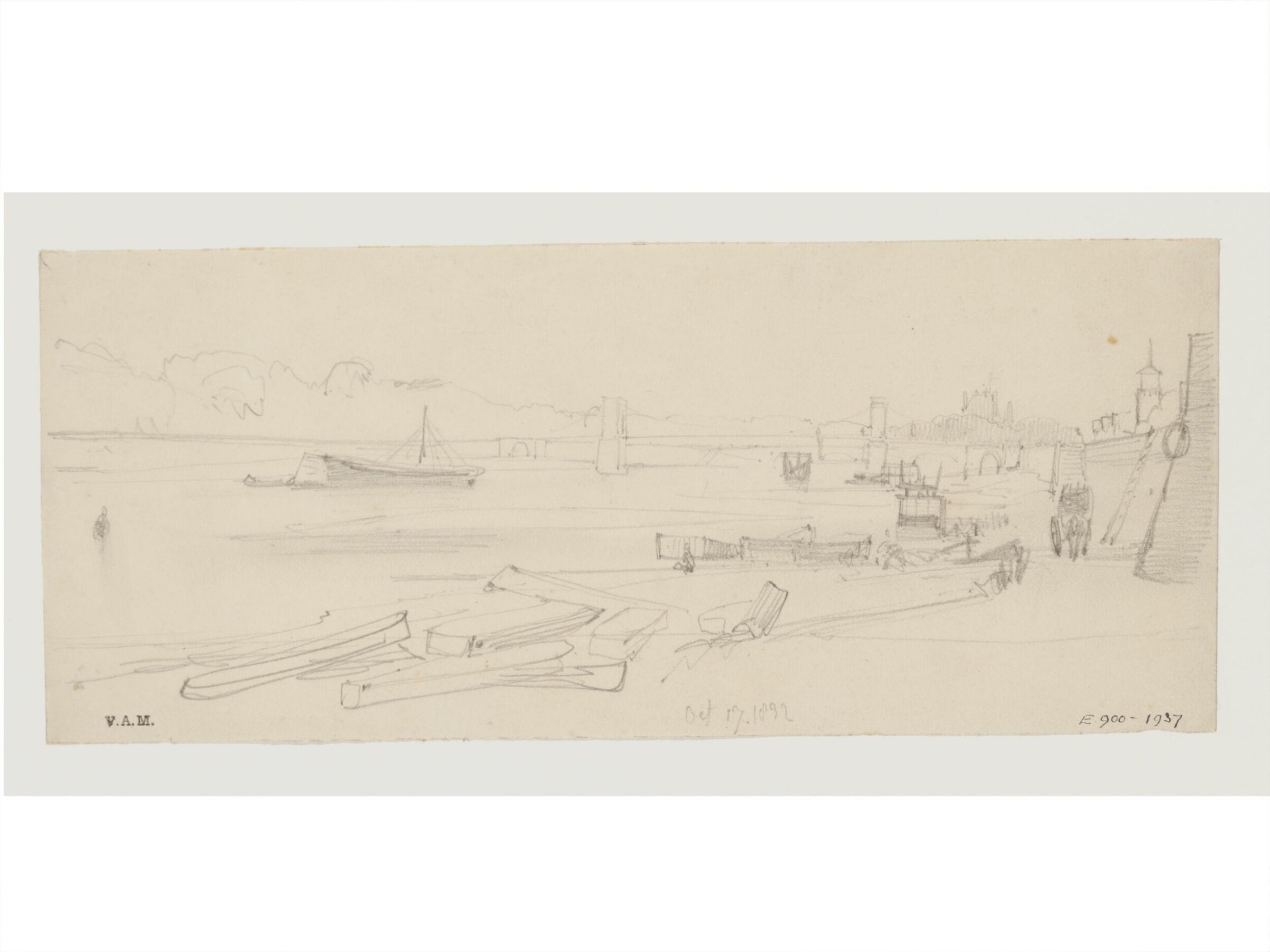 View in Bercy, William Callow, 1832-3