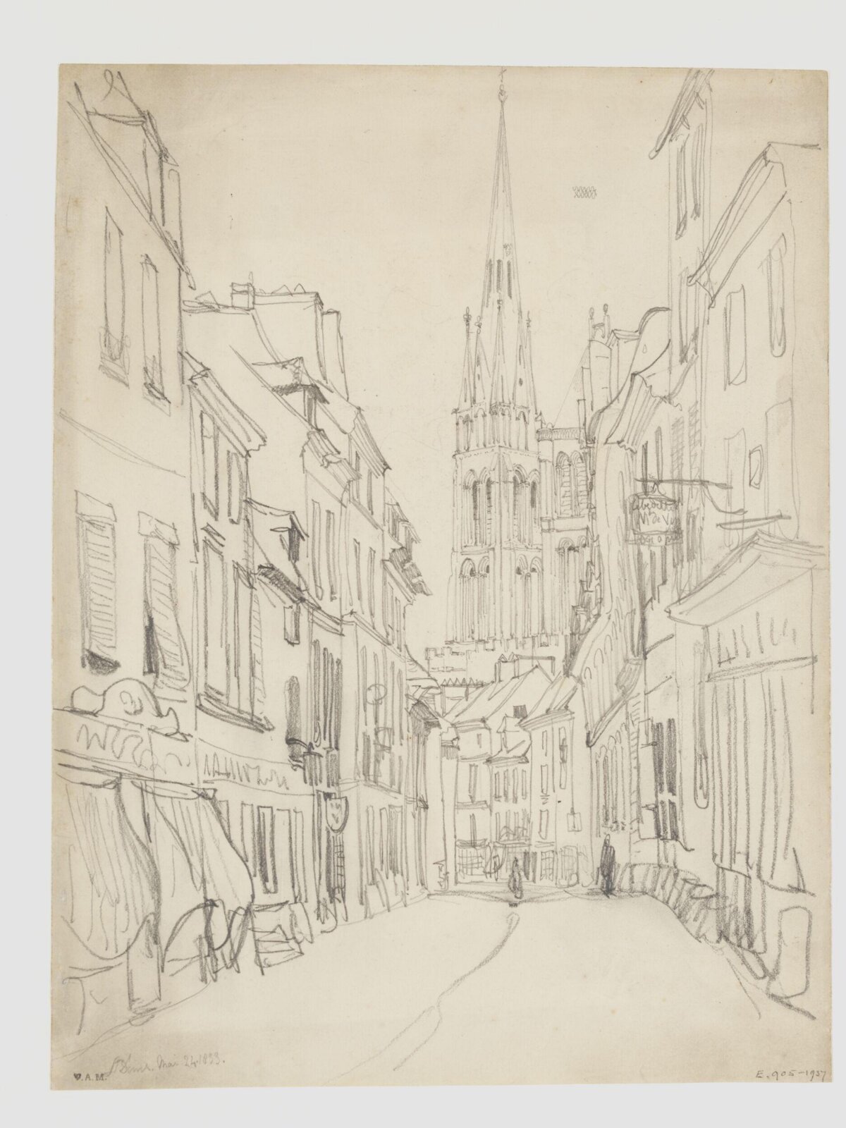 Drawing, William Callow, 1829-1850