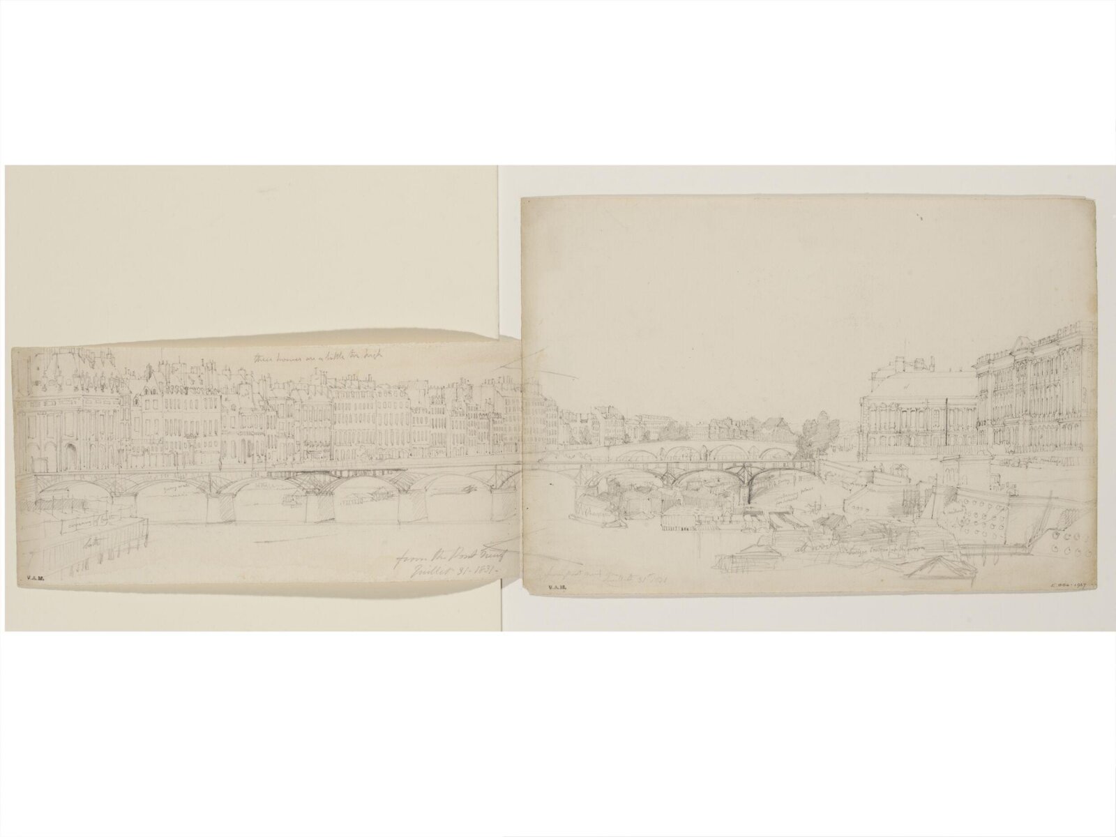 Drawing, William Callow, 1829-1850