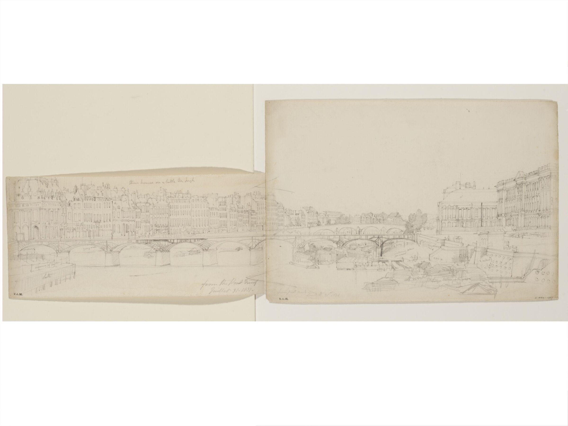 Drawing, William Callow, 1829-1850