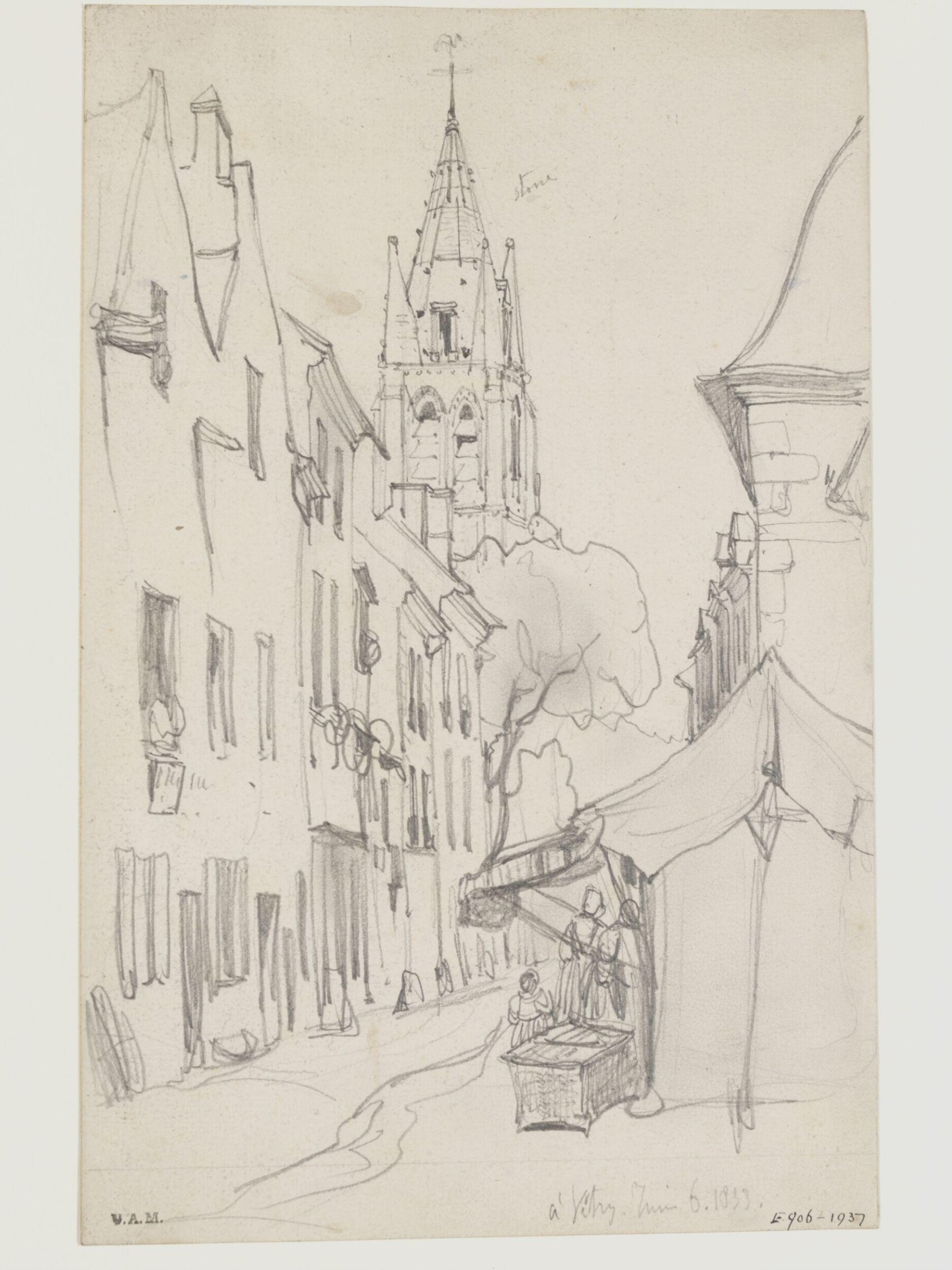 Drawing, William Callow, 1829-1850