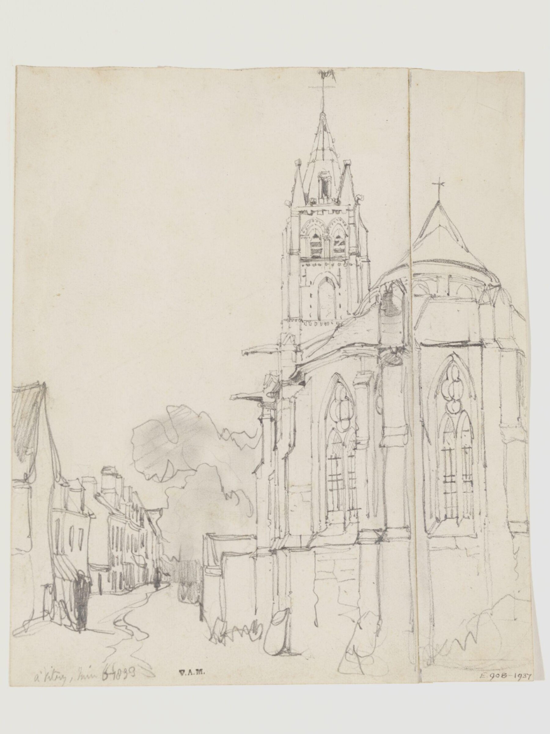 Drawing, William Callow, 1829-1850