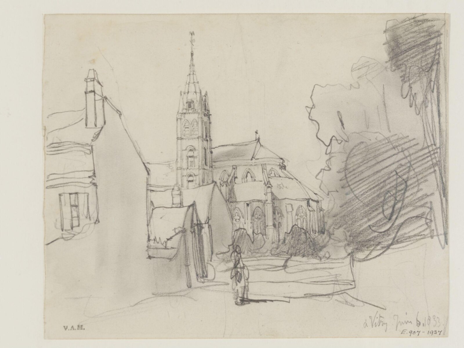 Drawing, William Callow, 1829-1850