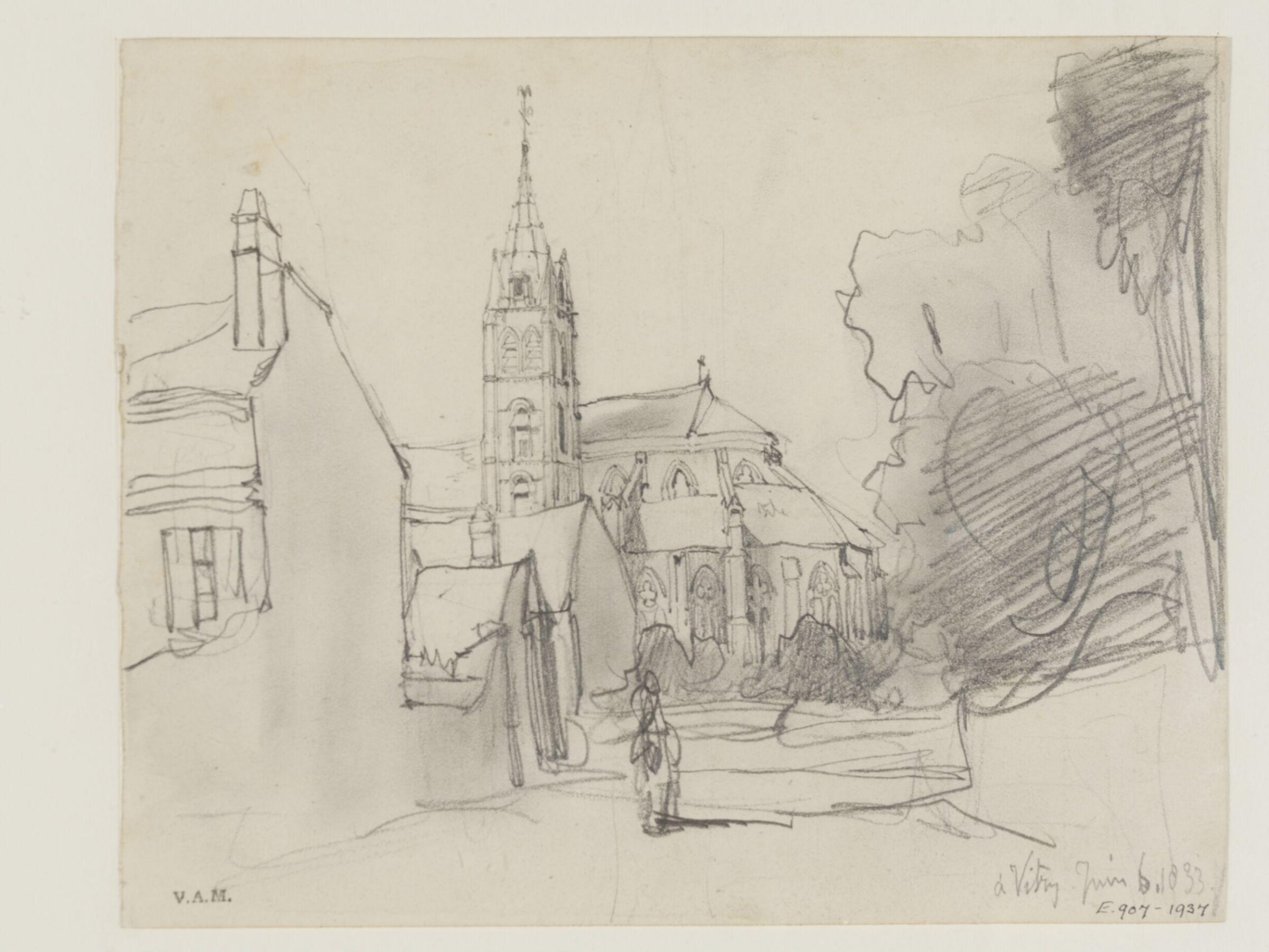 Drawing, William Callow, 1829-1850