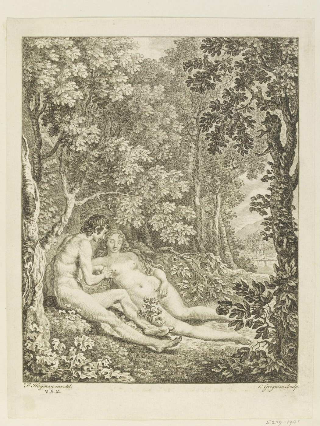 Francis Hayman, Adam and Eve
