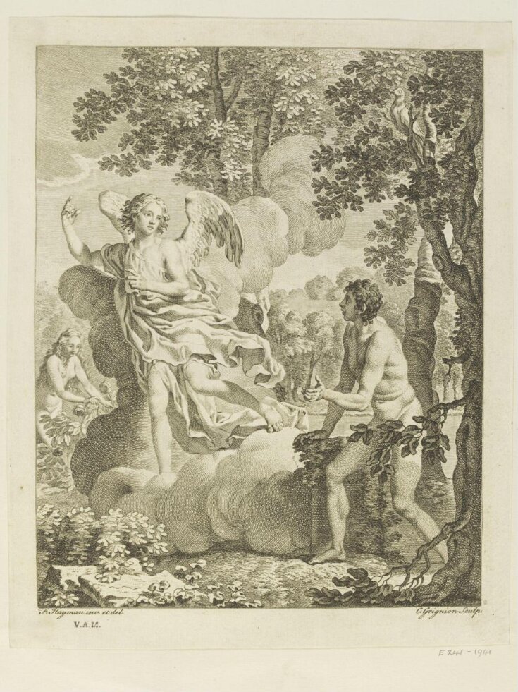 Adam and Eve with the Archangel Raphael top image