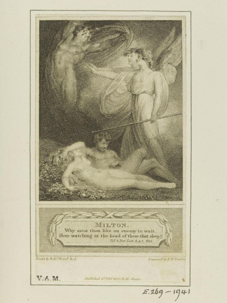 Adam and Eve with Satan, Ithuriel and Zephon top image