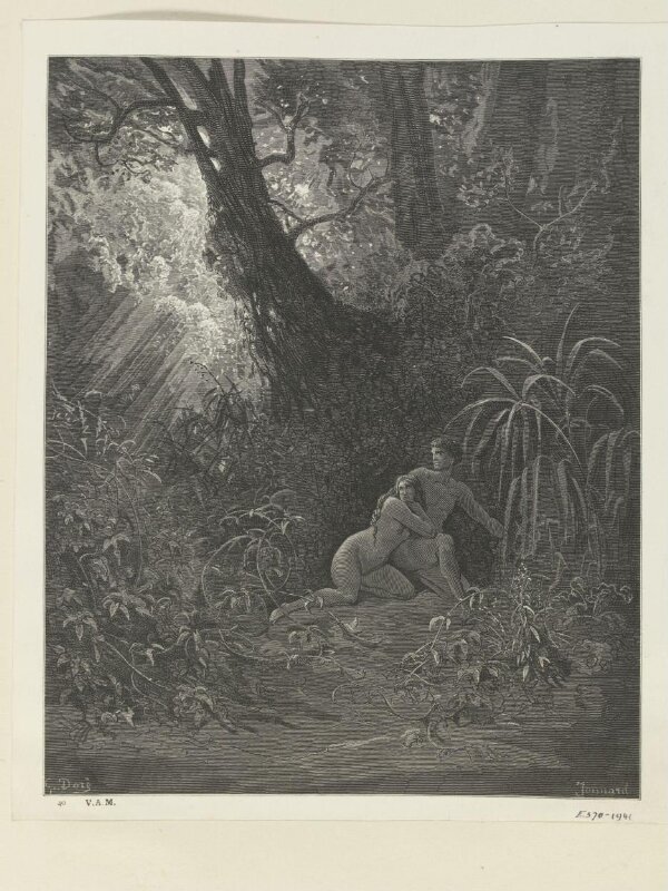 Adam and Eve after the Fall Paul Jonnard Gustave Doré V&A Explore